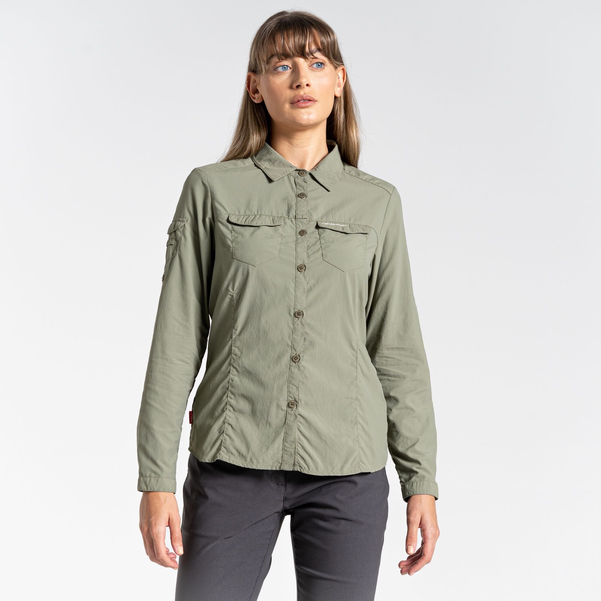 Women's Insect Shield® Adventure II Long-Sleeved Shirt - Soft Moss