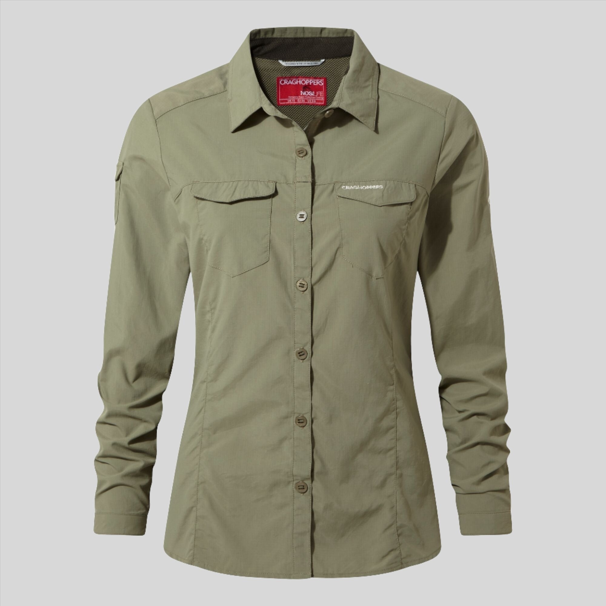Women's Insect Shield® Adventure II Long-Sleeved Shirt - Soft Moss