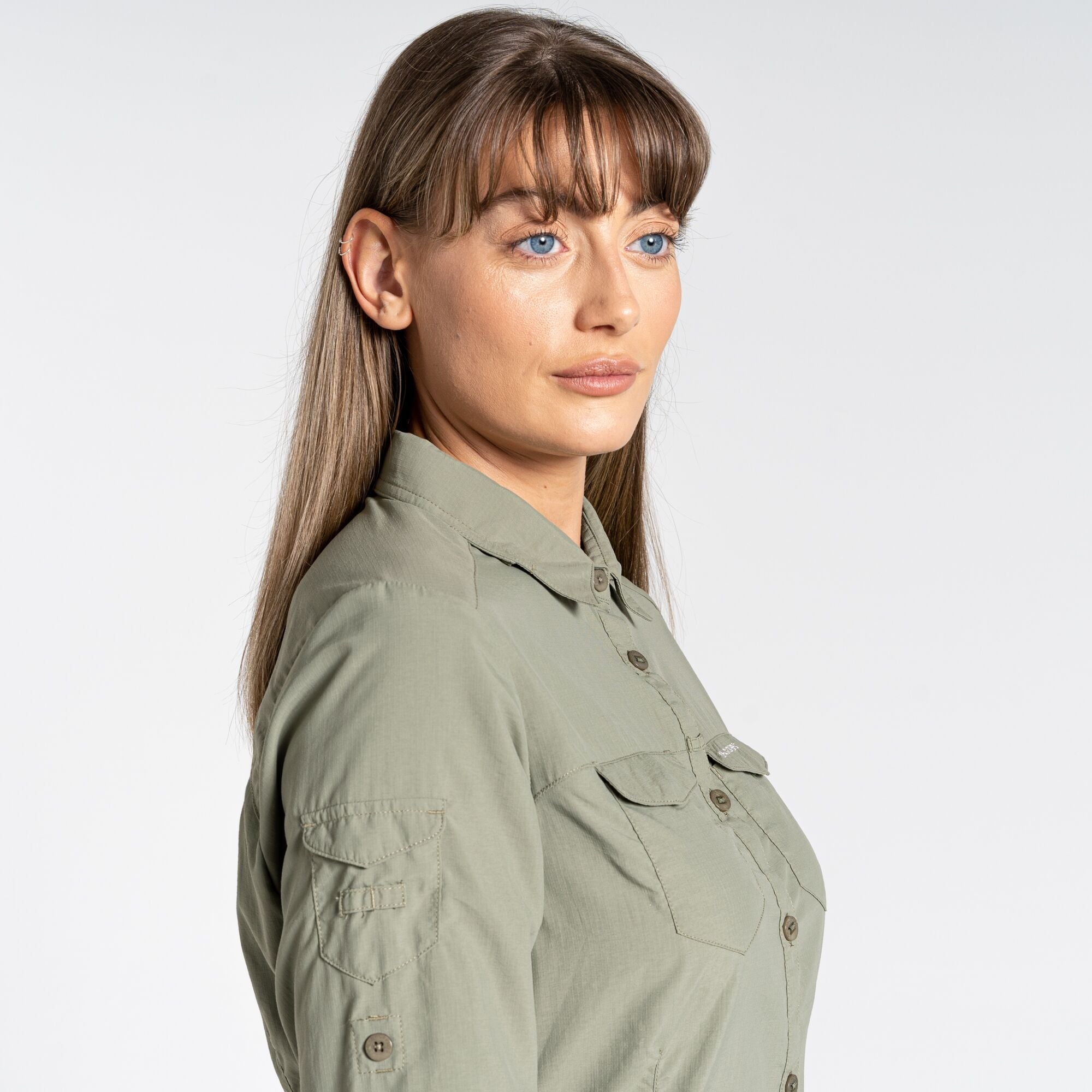 Women's Insect Shield® Adventure II Long-Sleeved Shirt - Soft Moss