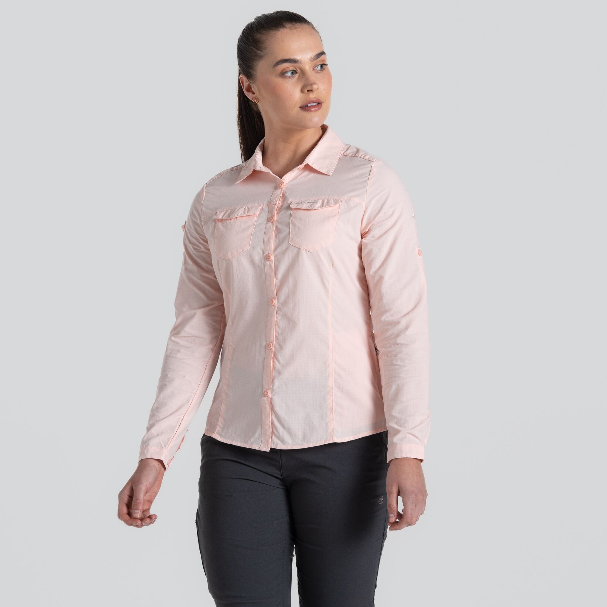 Women's Insect Shield® Adventure II Long-Sleeved Shirt - Seashell Pink