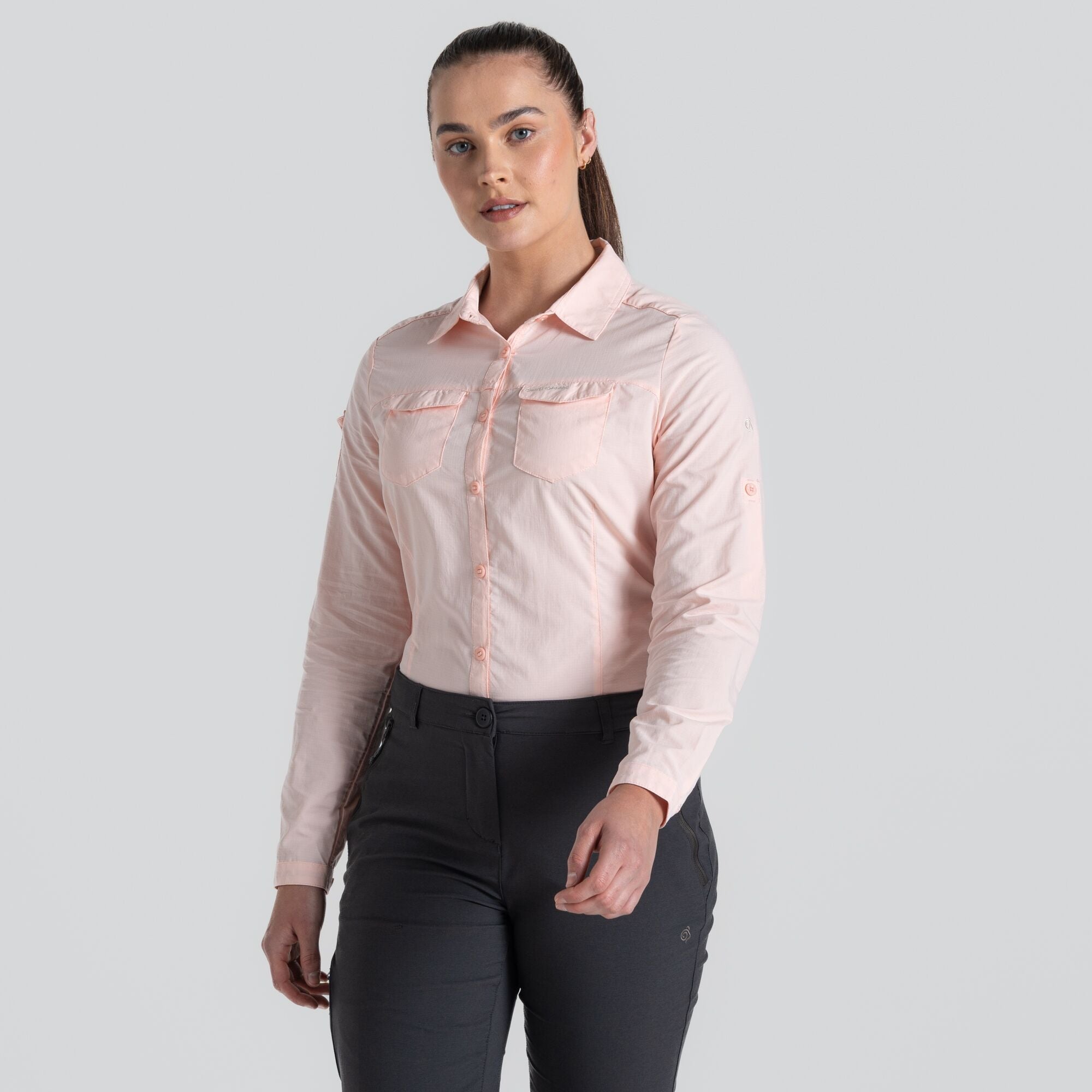 Women's Insect Shield® Adventure II Long-Sleeved Shirt - Seashell Pink