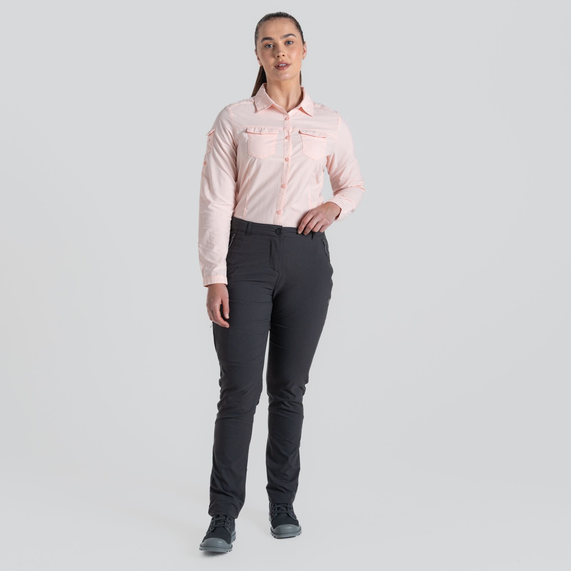 Women's Insect Shield® Adventure II Long-Sleeved Shirt - Seashell Pink