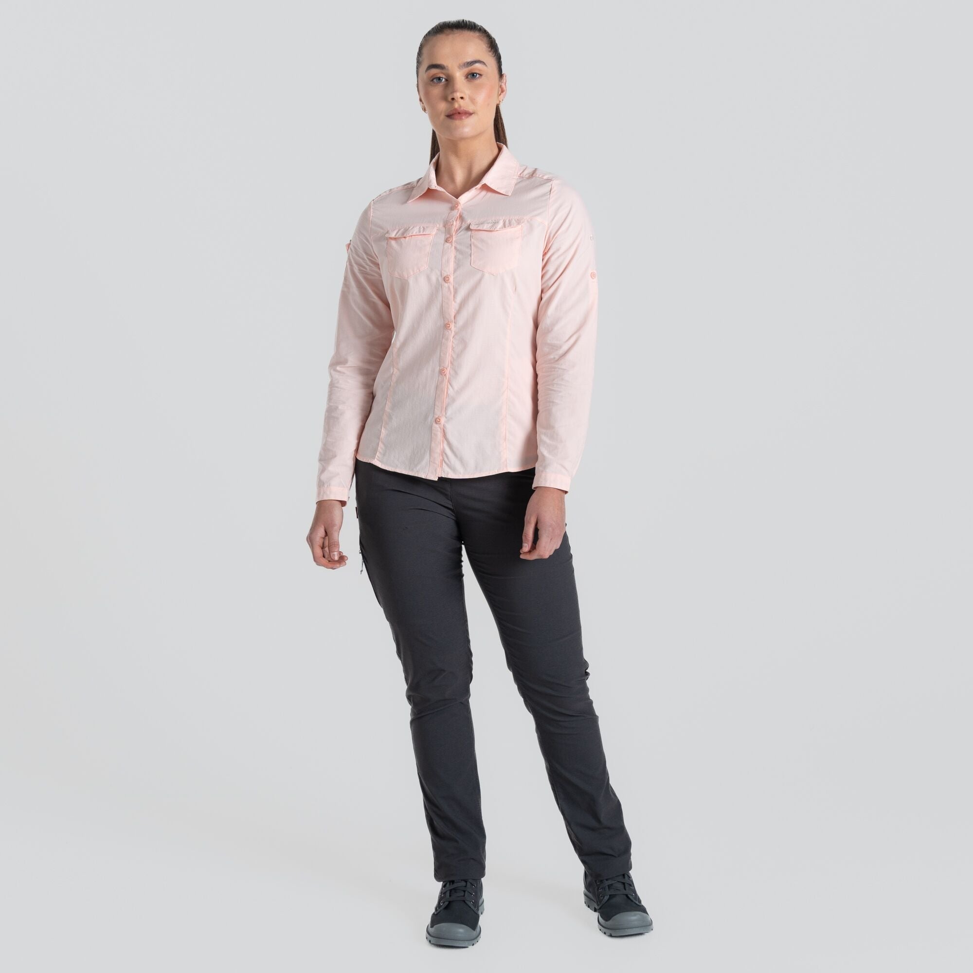 Women's Insect Shield® Adventure II Long-Sleeved Shirt - Seashell Pink