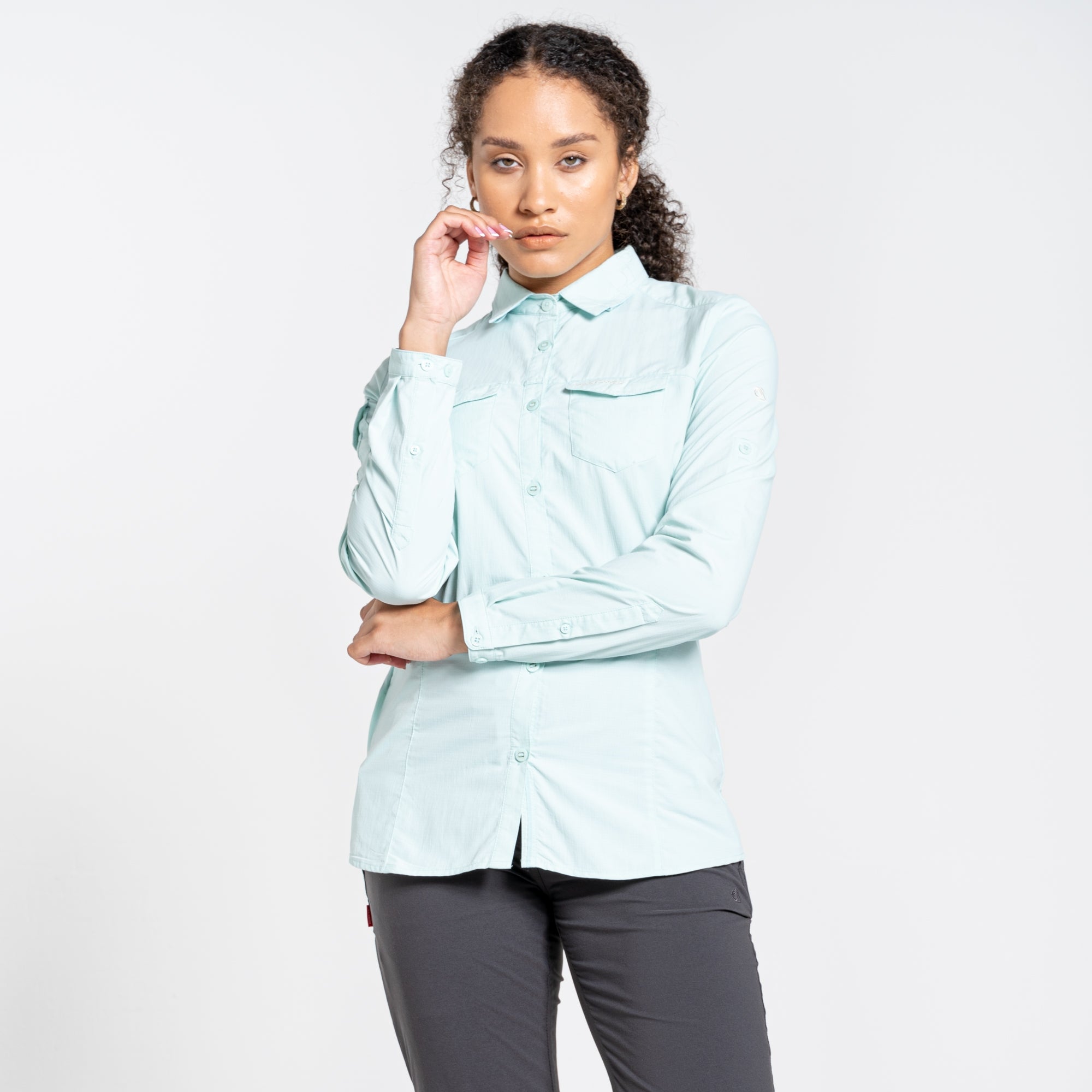 Women's Insect Shield® Adventure II Long-Sleeved Shirt - Poolside Green