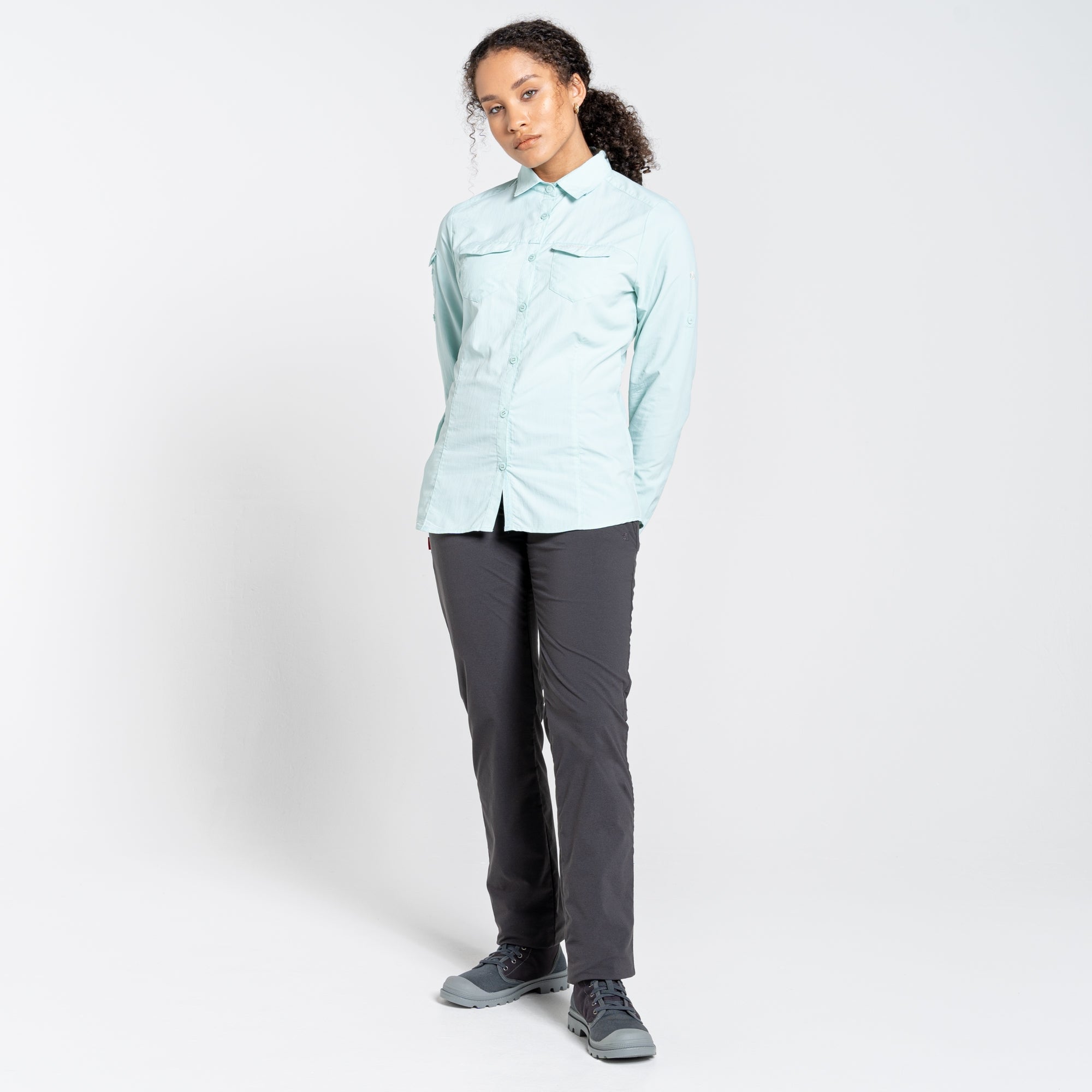 Women's Insect Shield® Adventure II Long-Sleeved Shirt - Poolside Green