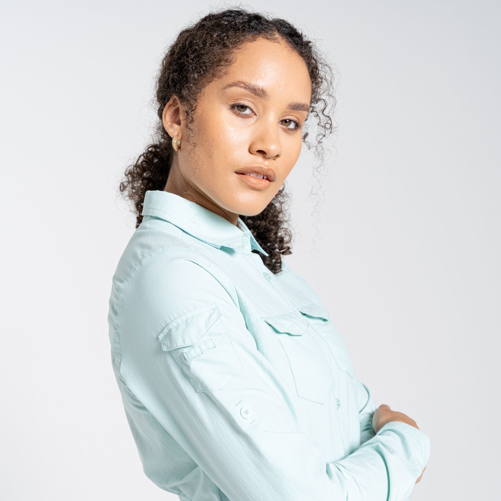 Women's Insect Shield® Adventure II Long-Sleeved Shirt - Poolside Green