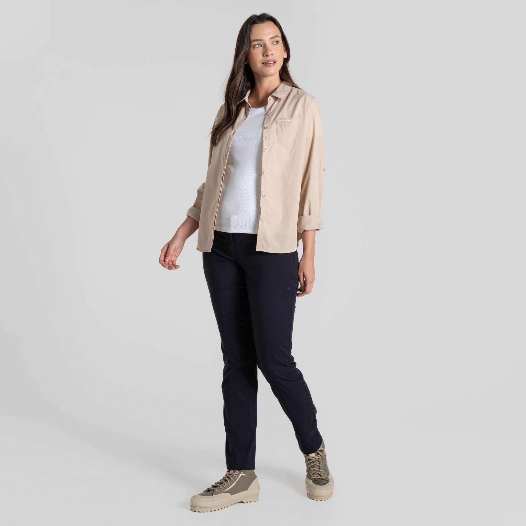 Women's Kiwi Long Sleeved Shirt - Desert Sand
