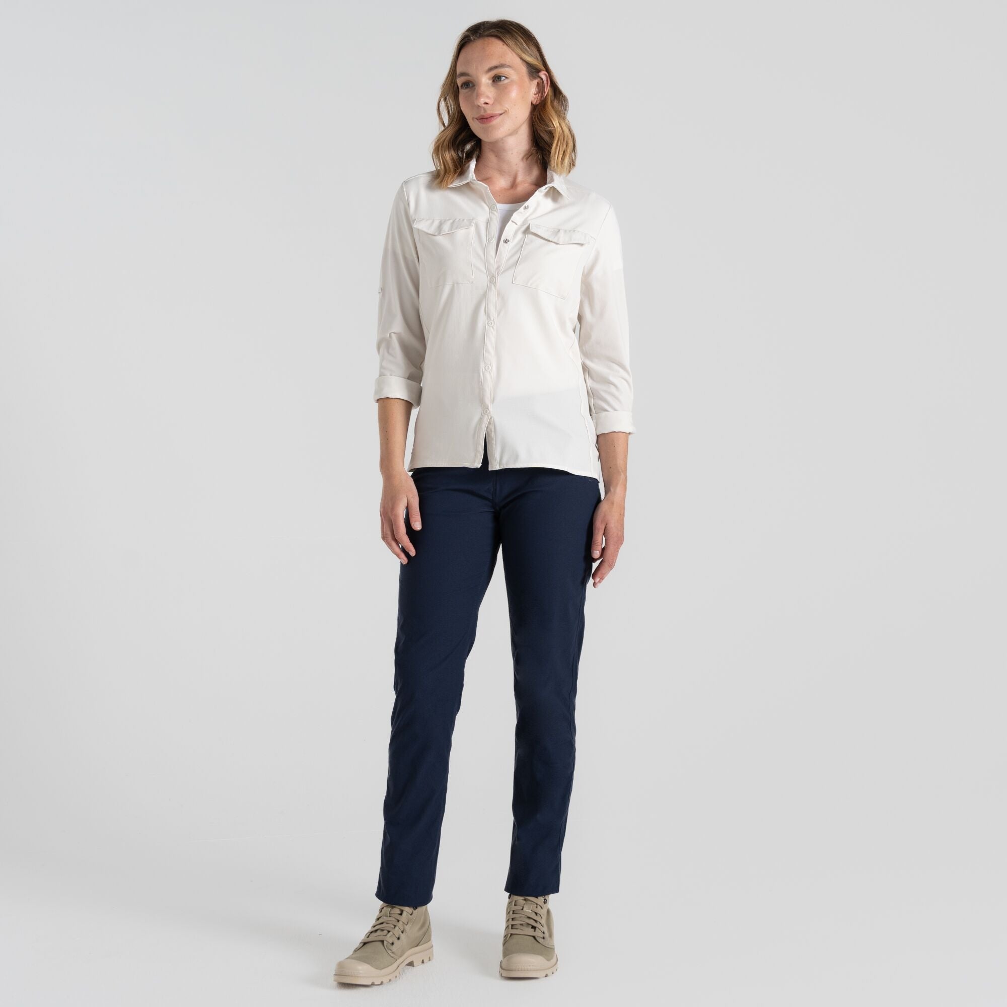 Women's Insect Shield® Pro III Long-Sleeved Shirt - Sea Salt