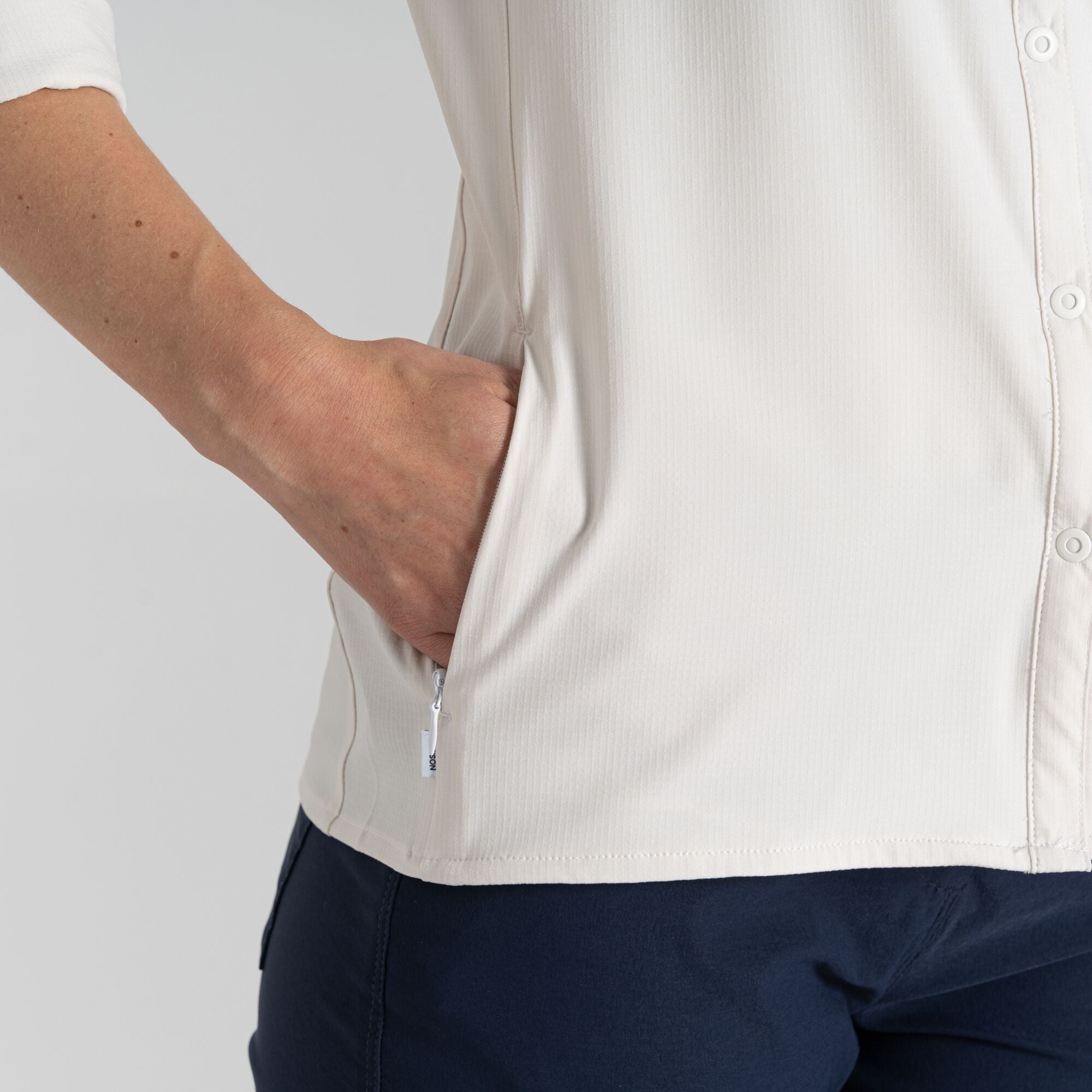 Women's Insect Shield® Pro III Long-Sleeved Shirt - Sea Salt