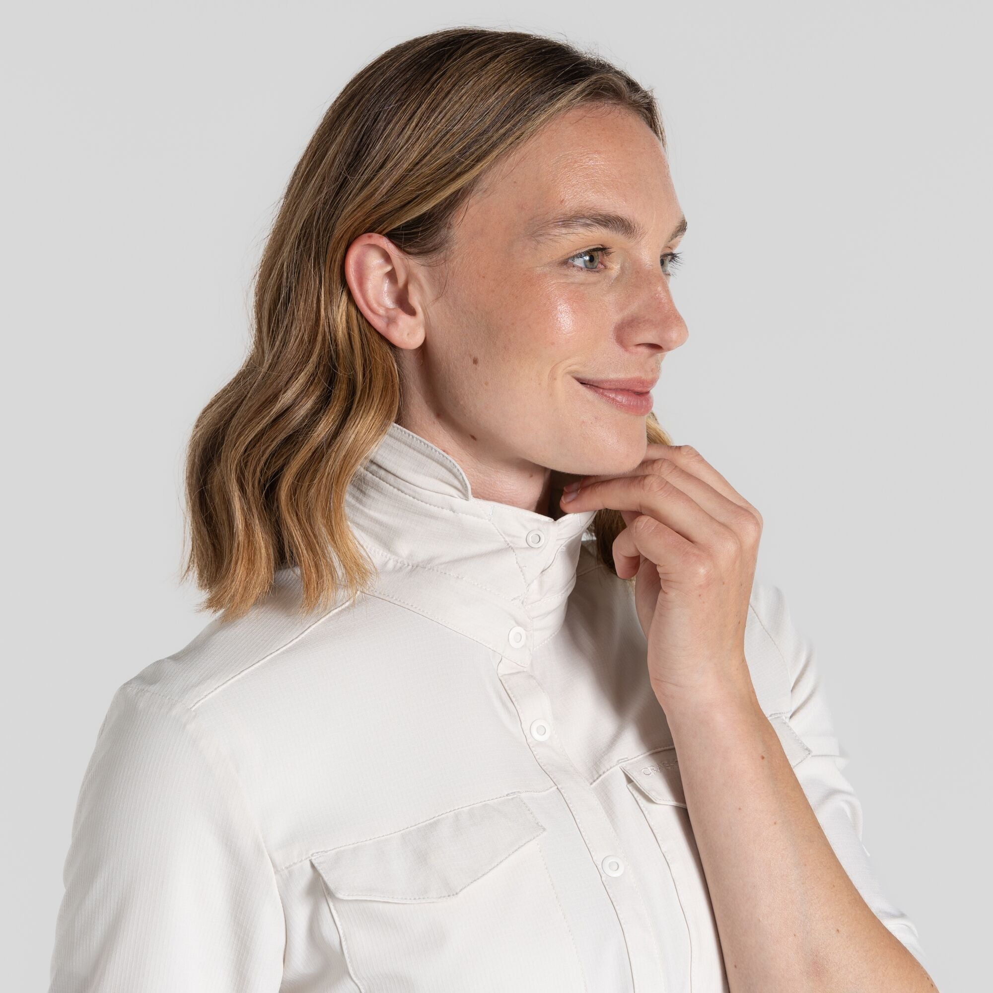 Women's Insect Shield® Pro III Long-Sleeved Shirt - Sea Salt