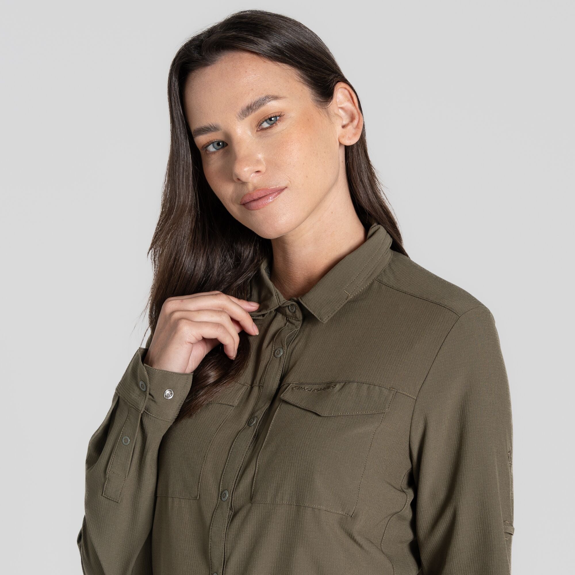 Women's Insect Shield® Pro III Long-Sleeved Shirt - Wild Olive