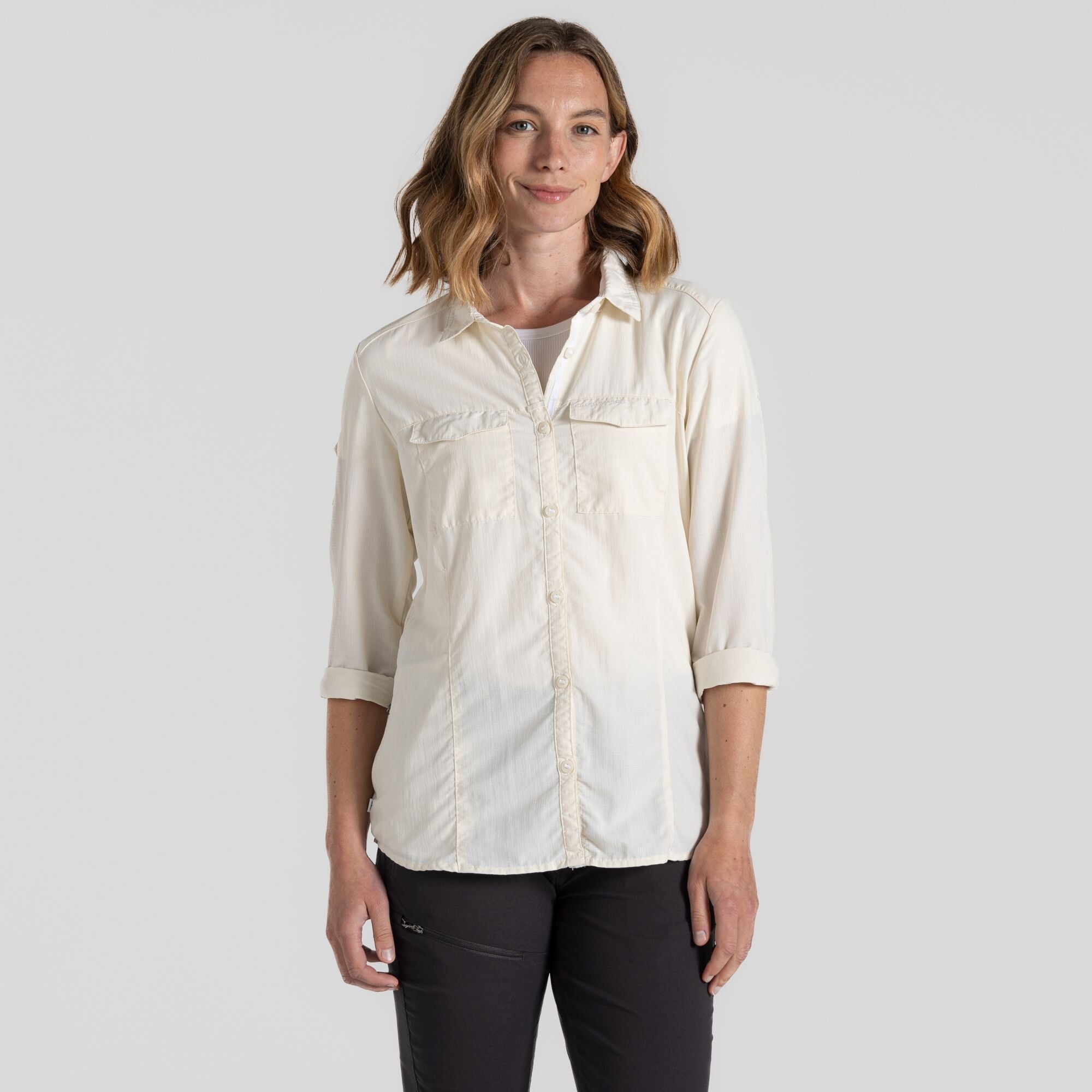 Women's Insect Shield® Adventure III Long-Sleeved Shirt - Sea Salt