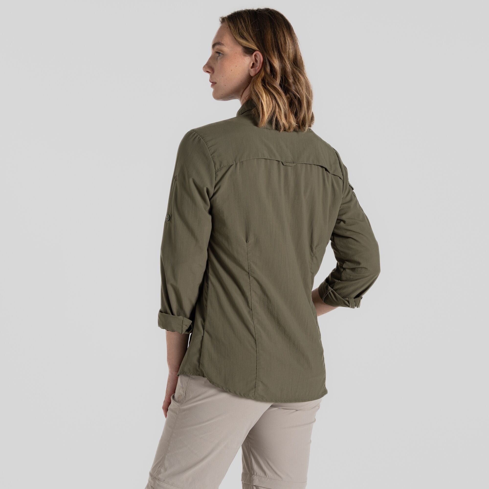 Women's Insect Shield® Adventure III Long-Sleeved Shirt - Wild Olive