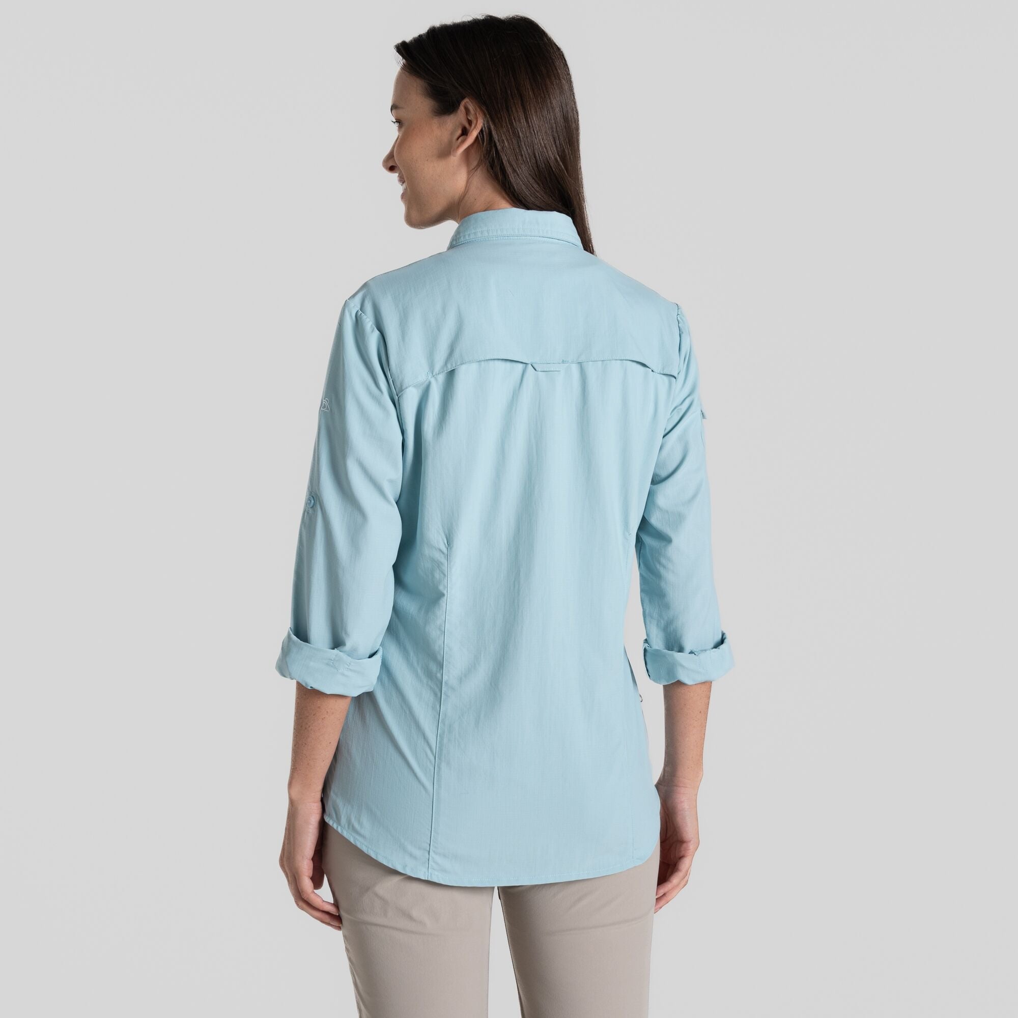 Women's Insect Shield® Adventure III Long-Sleeved Shirt - Sky Blue