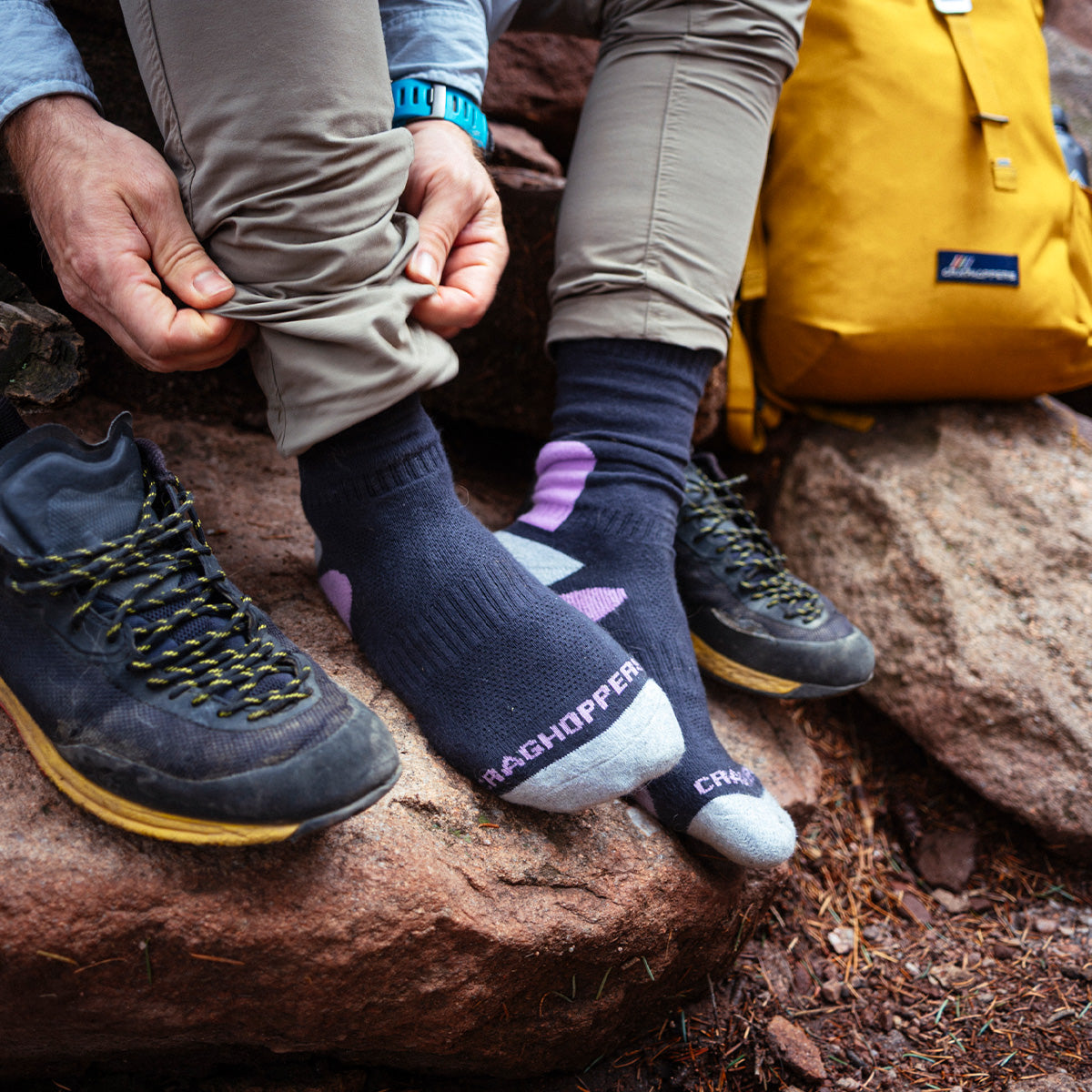 Unisex Insect Shield® Adventure Pro Socks - Charcoal