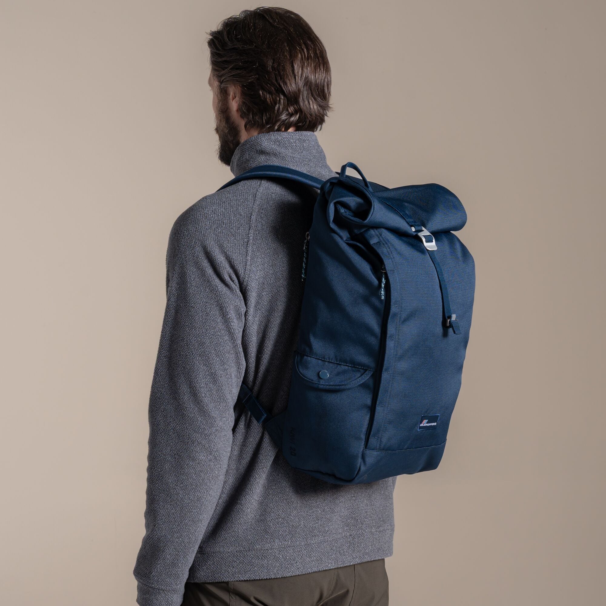 20L Kiwi Classic Rolltop Backpack - Blue Stone