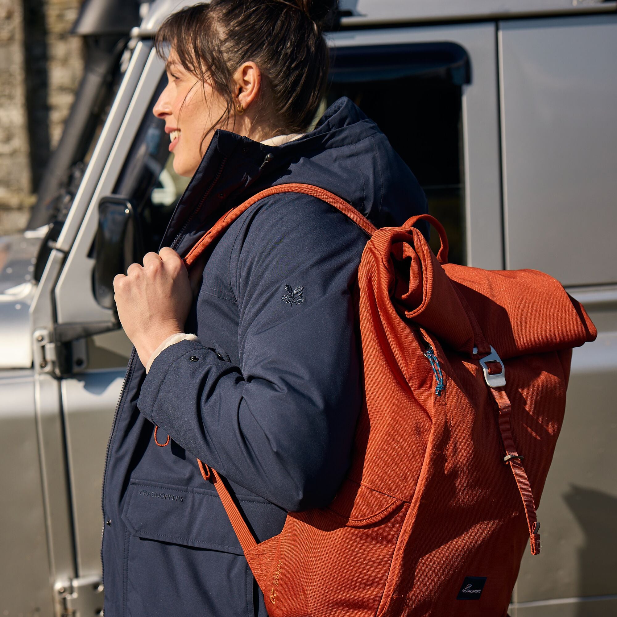 20L Kiwi Classic Rolltop Backpack - Red Beach