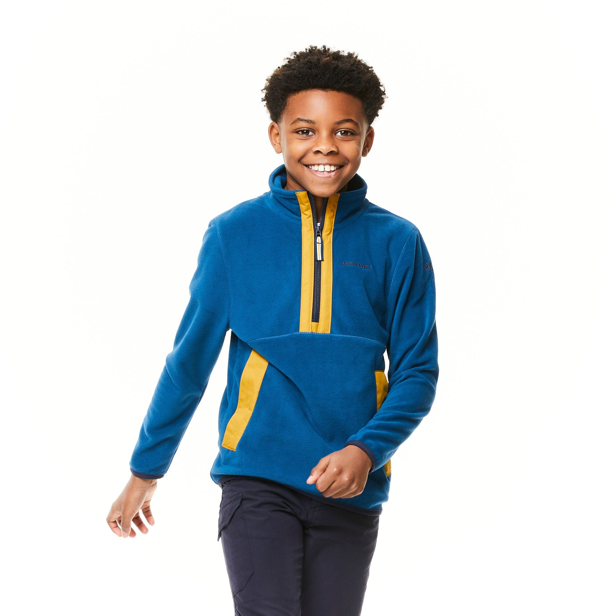 Kid's Norcross Half Zip Fleece - Poseidon Blue