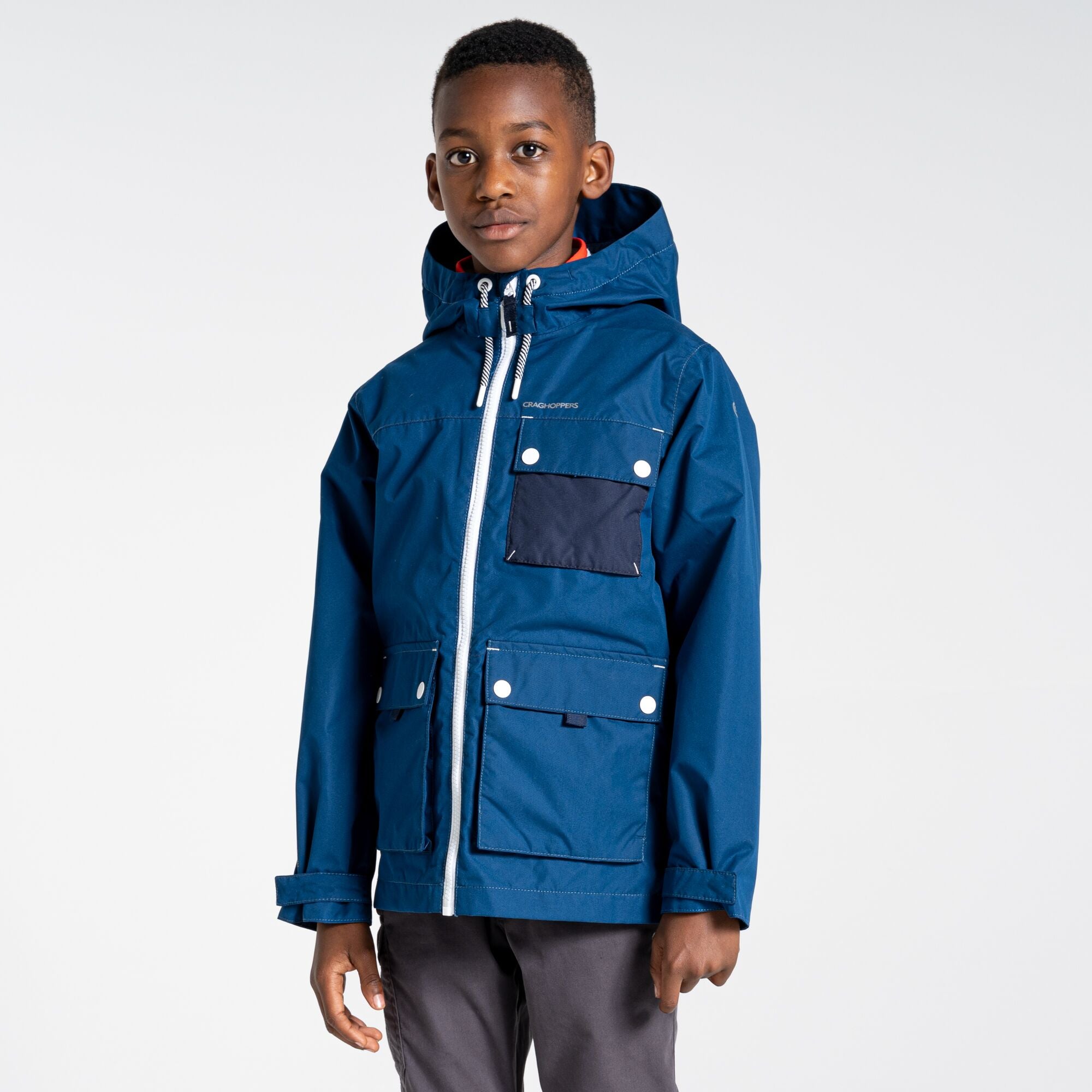 Kid's Carter Waterproof Jacket - Poseidon Blue