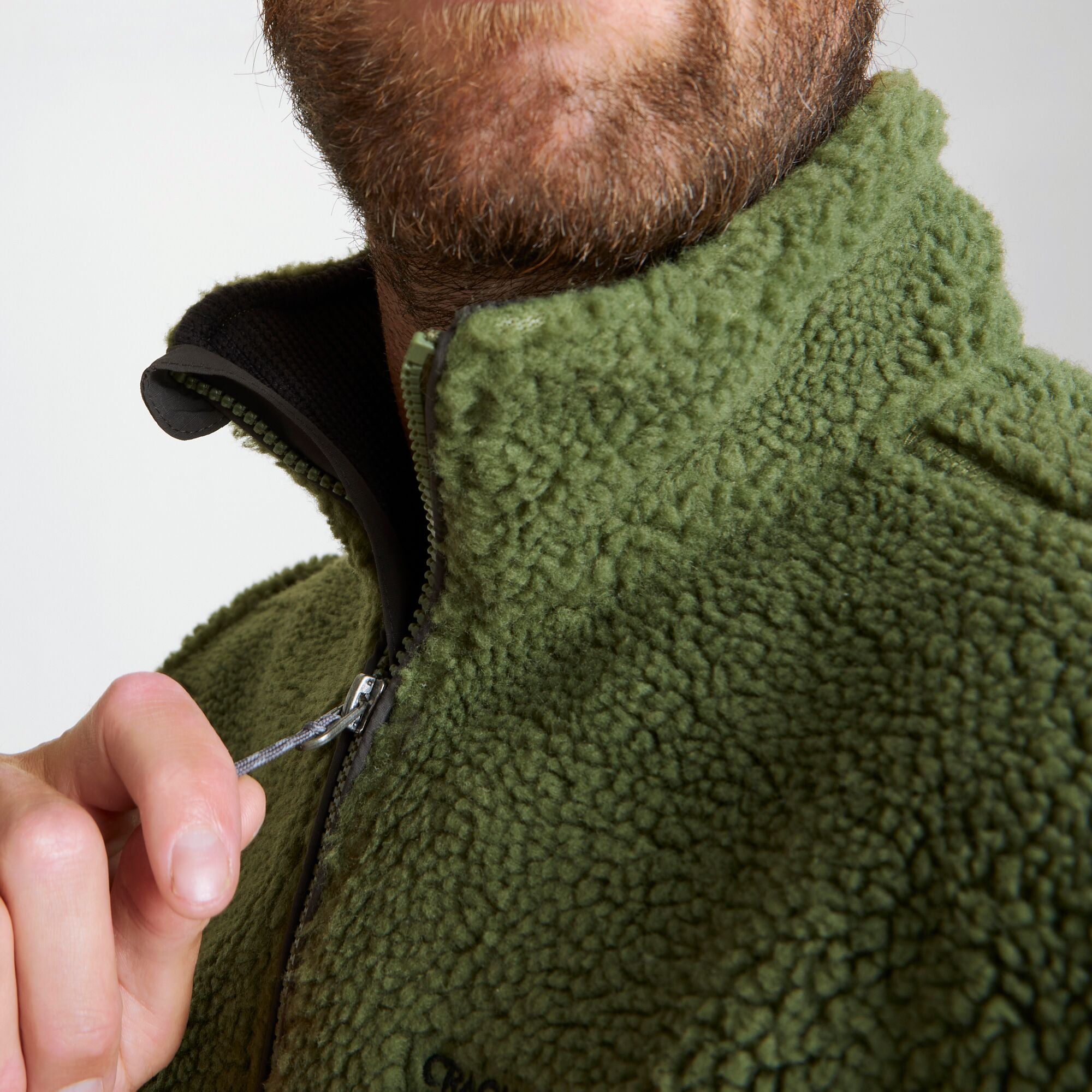 Men's Elroy Half Zip Fleece - Bottle Green