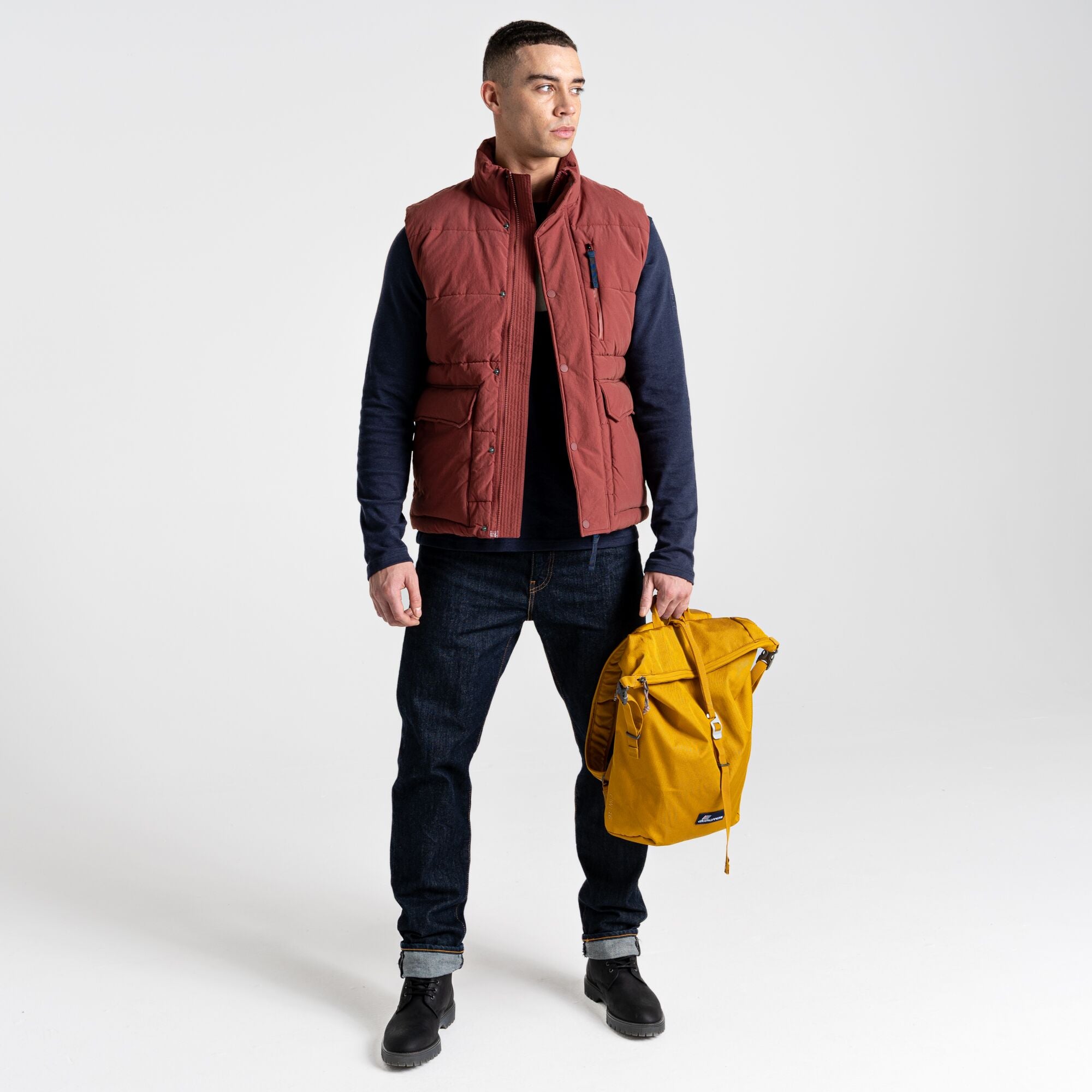 Men's Dunbeath Vest - Mahogany