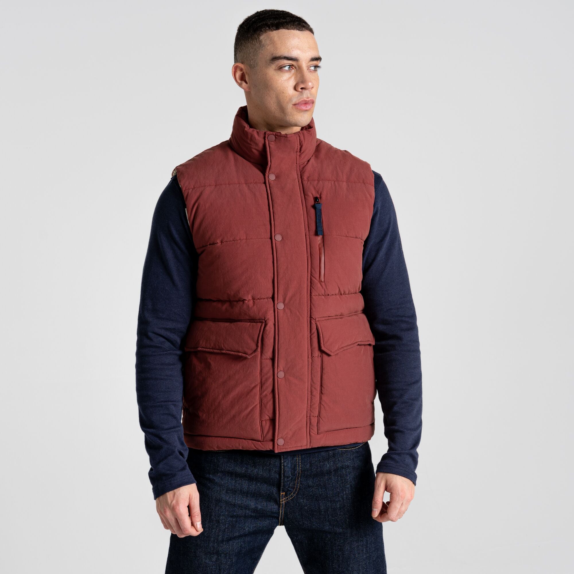 Men's Dunbeath Vest - Mahogany