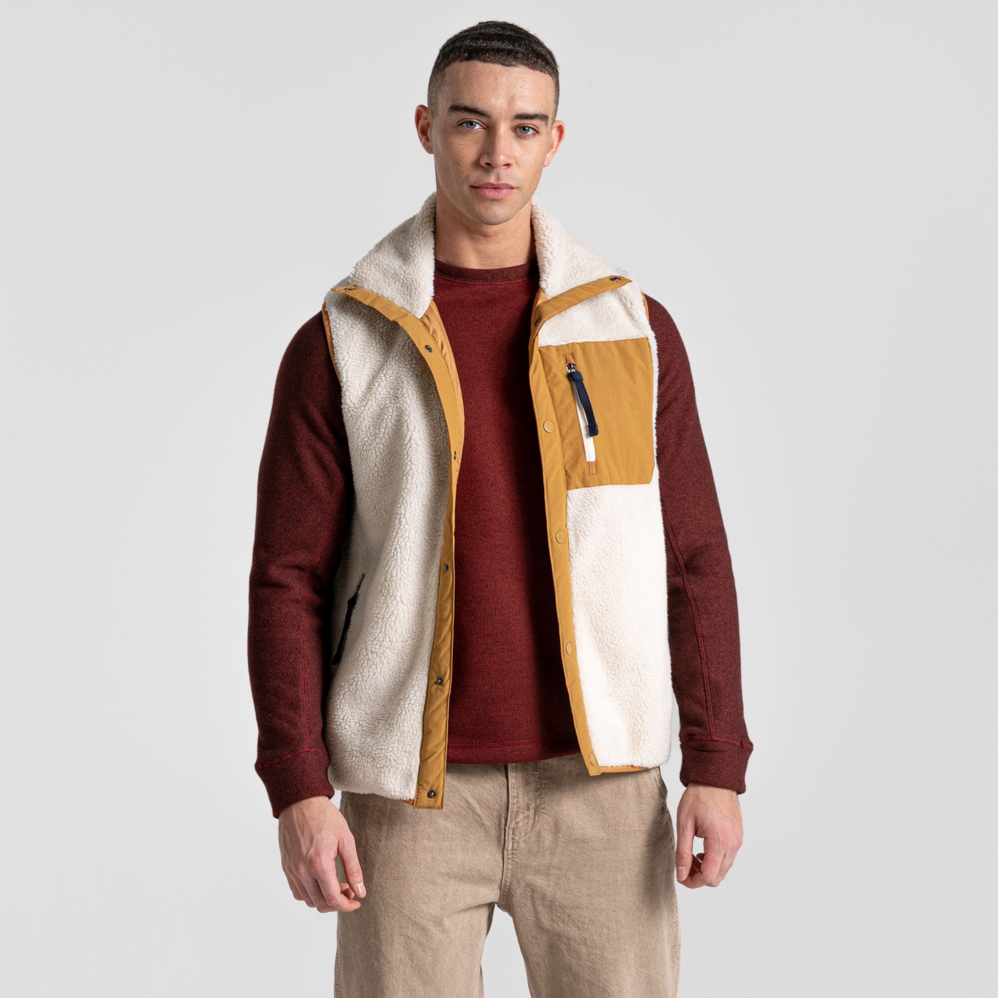Men's Mercer Vest - Ecru