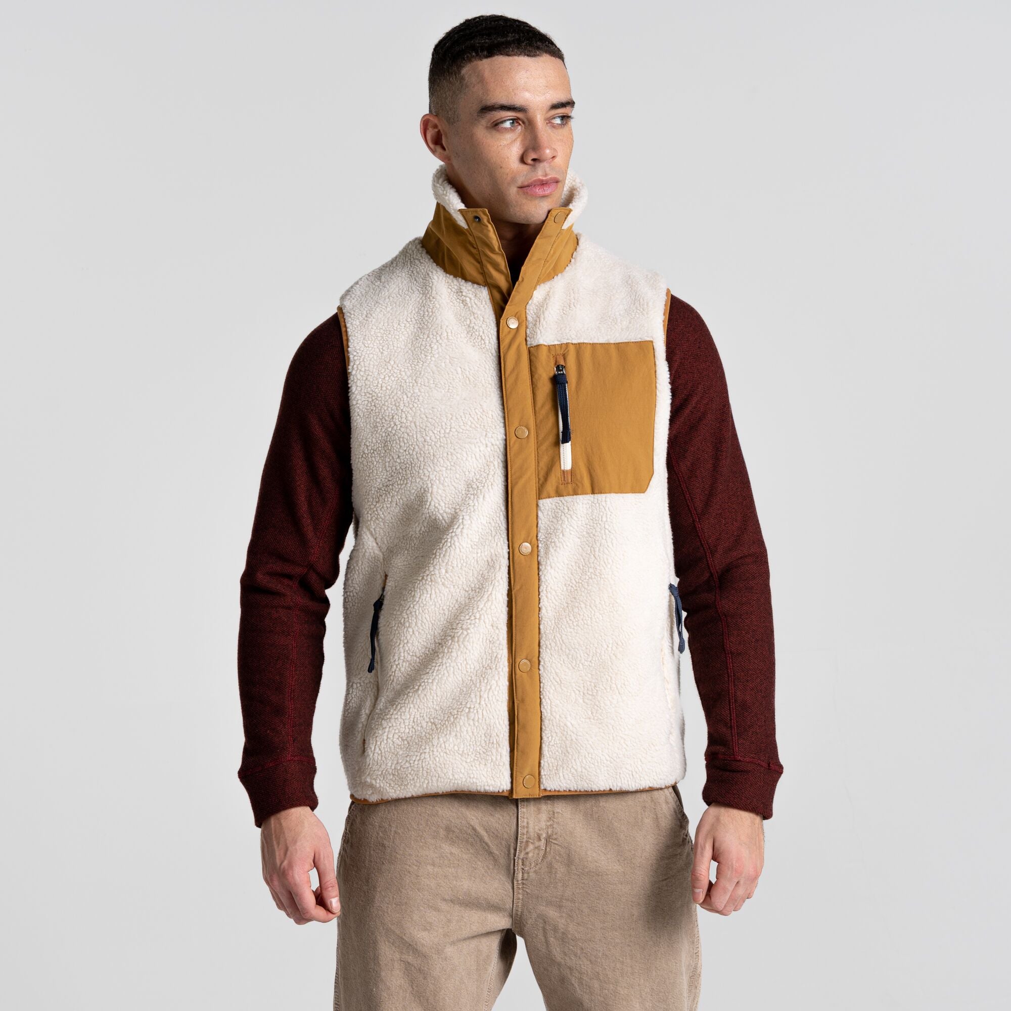 Men's Mercer Vest - Ecru