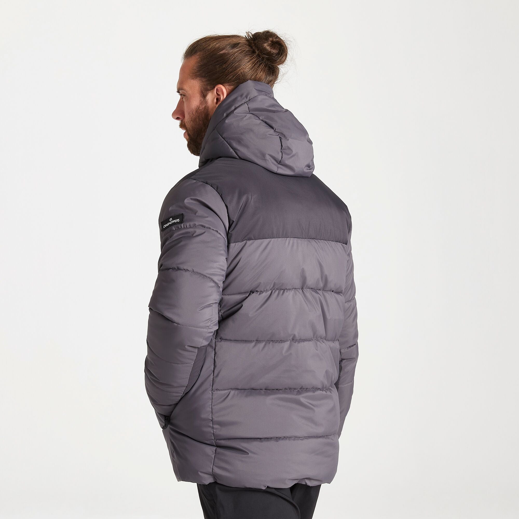 Men's Findhorn Insulated Hooded Jacket - Coast Grey/Black