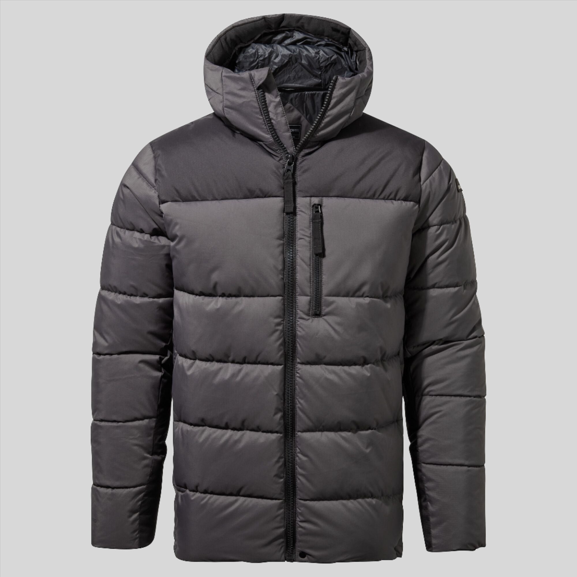 Men's Findhorn Insulated Hooded Jacket - Coast Grey/Black