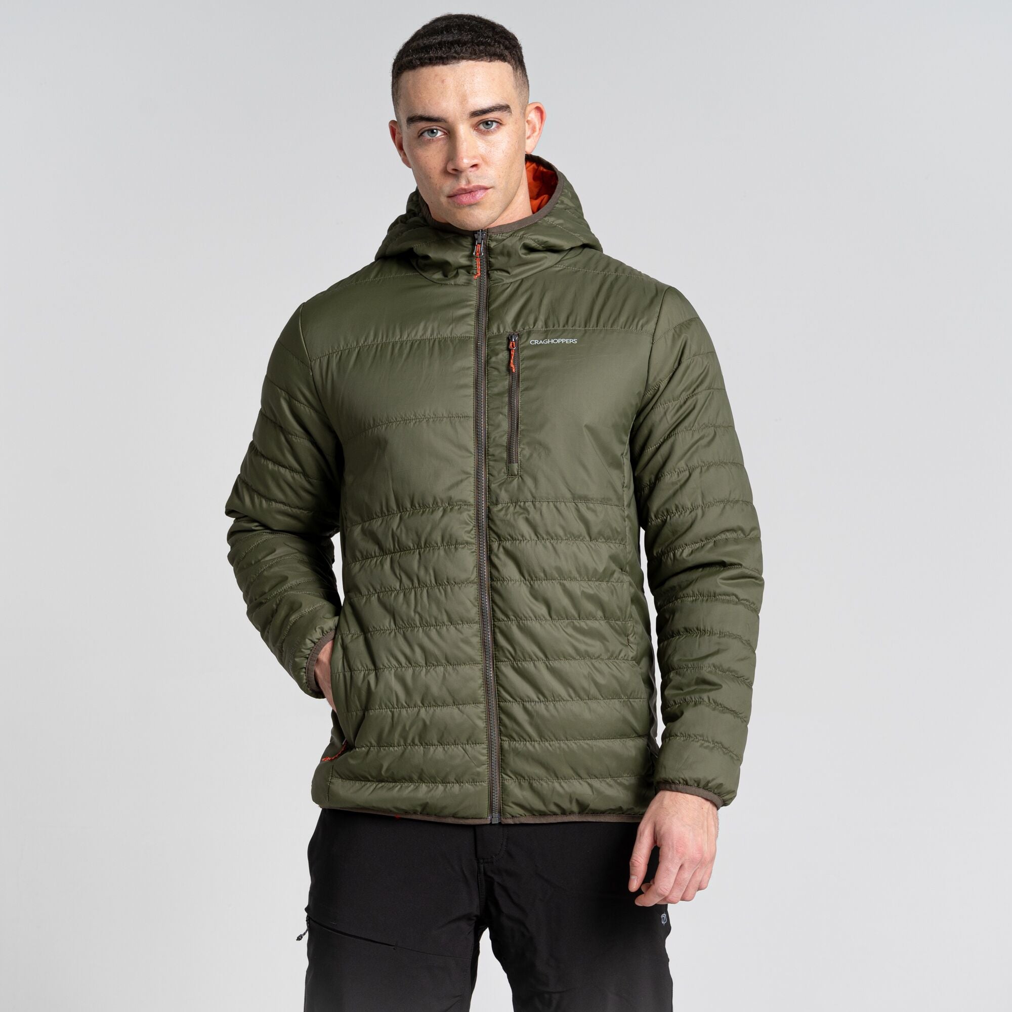 Men's Compresslite Hooded Jacket - Parka Green