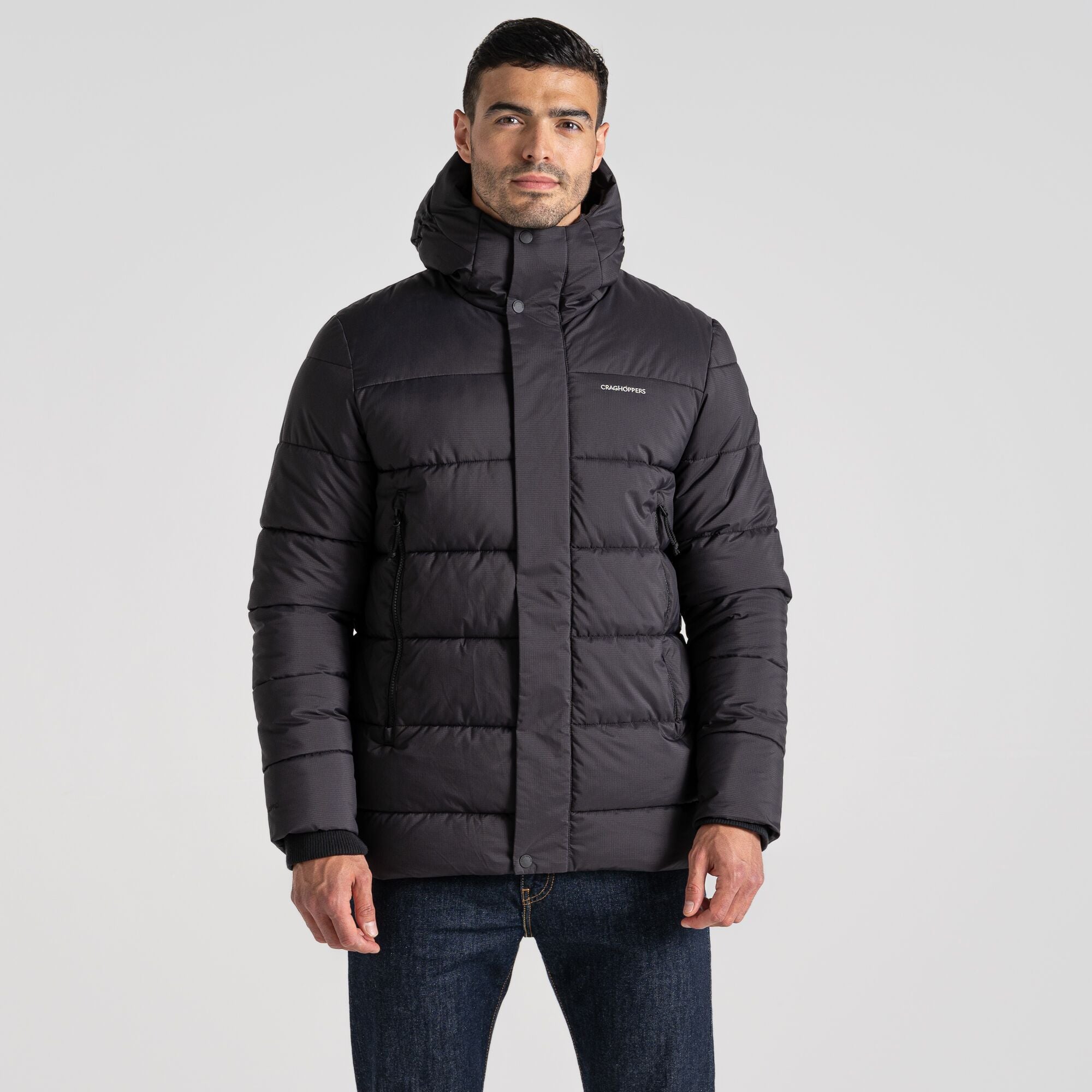 Men's Sutherland Insulated Hooded Jacket | Black