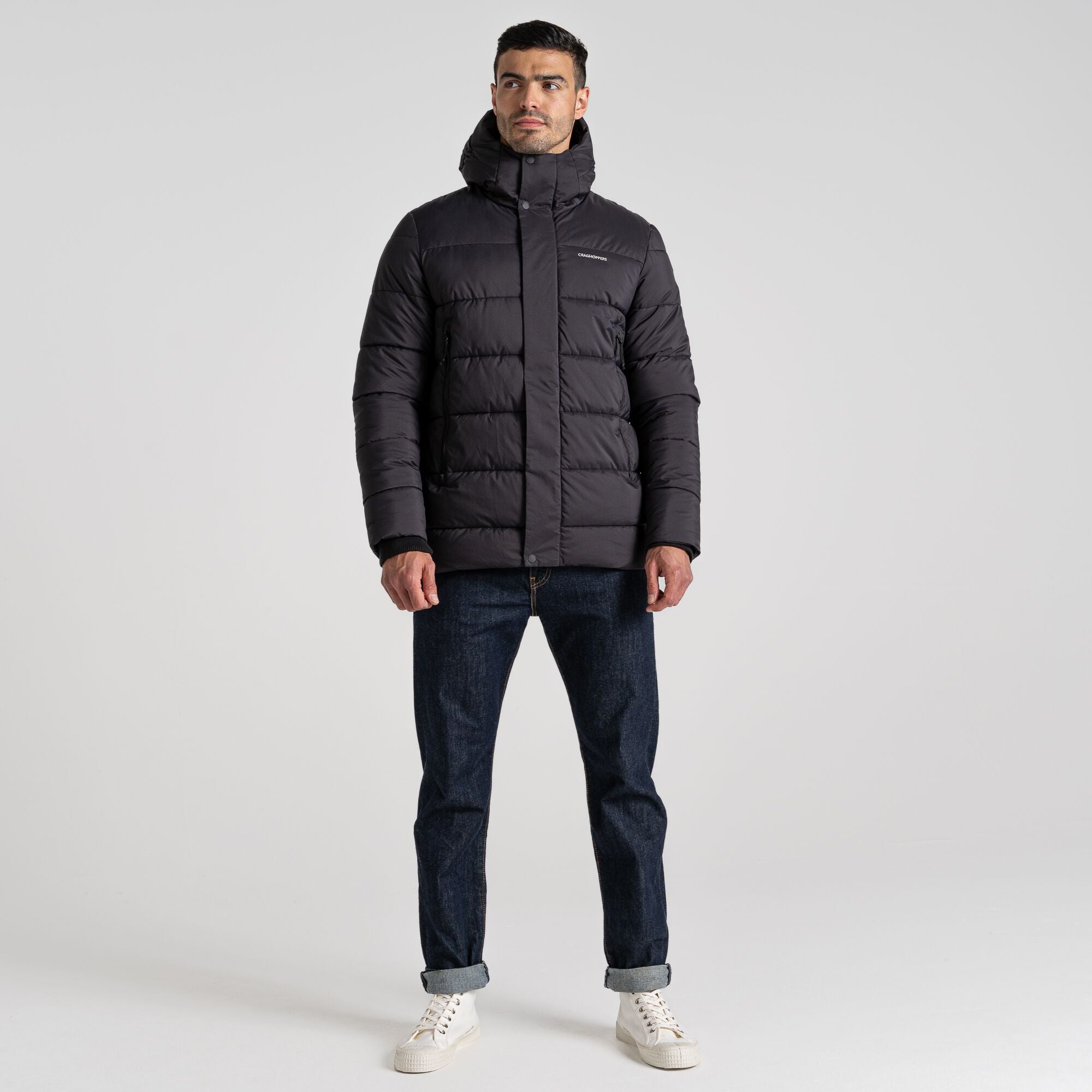 Men's Sutherland Insulated Hooded Jacket | Black