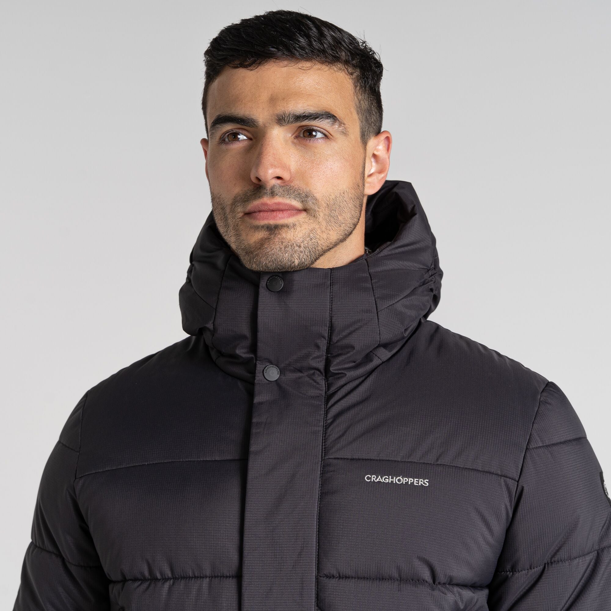 Men's Sutherland Insulated Hooded Jacket | Black