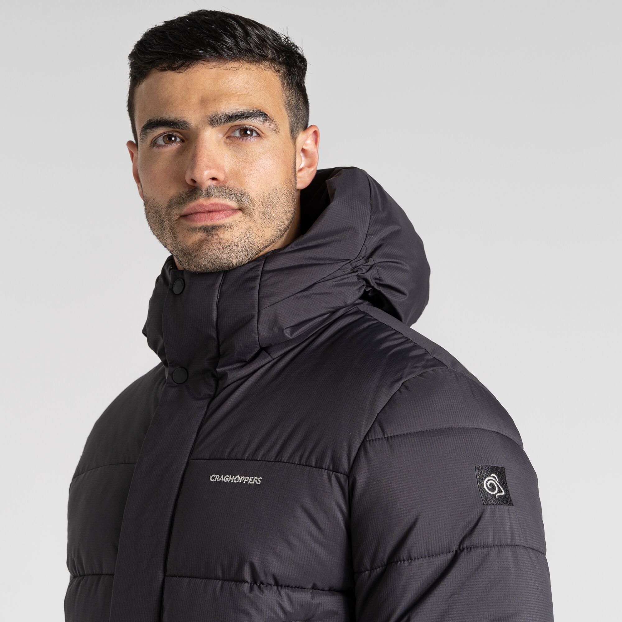 Men's Sutherland Insulated Hooded Jacket | Black