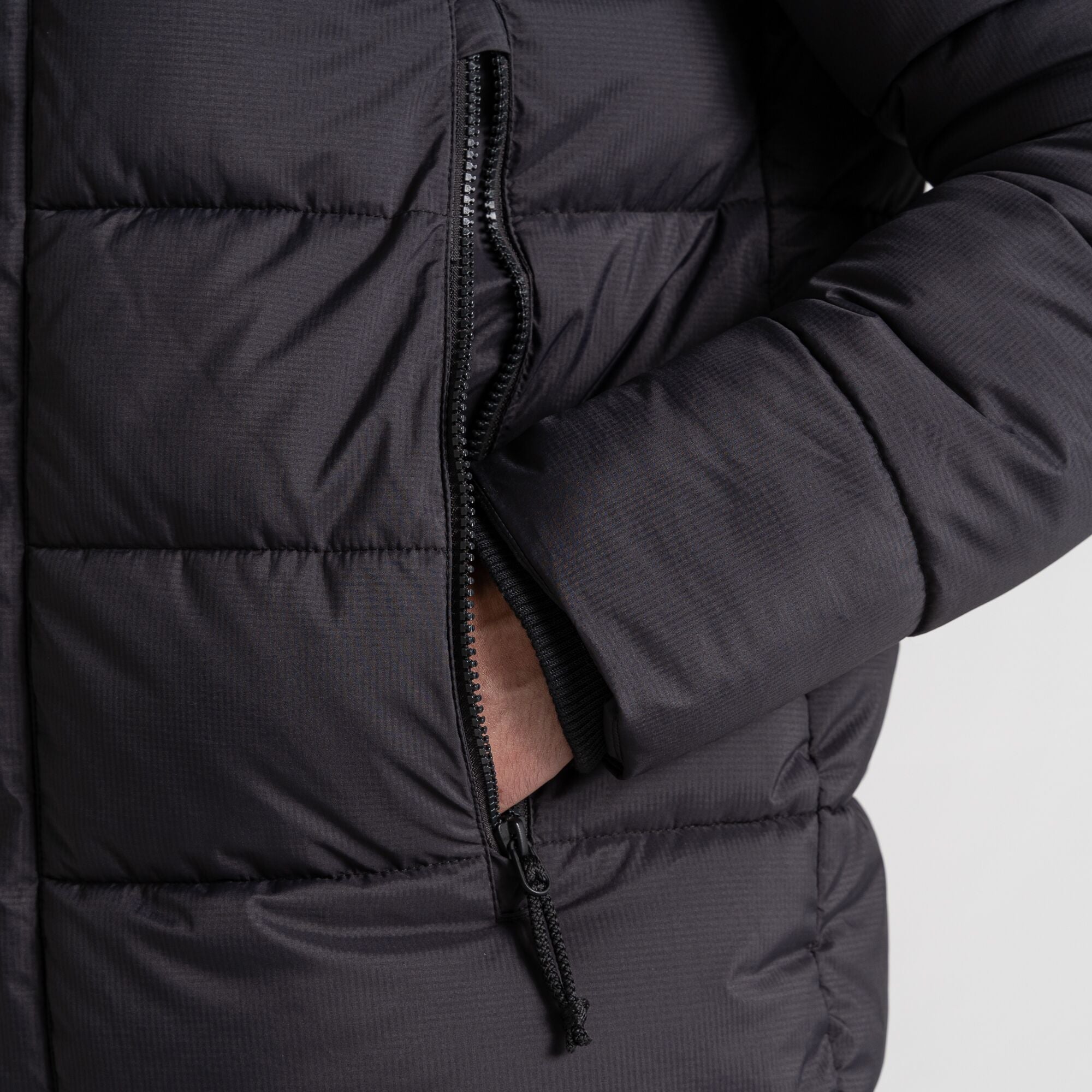 Men's Sutherland Insulated Hooded Jacket - Black
