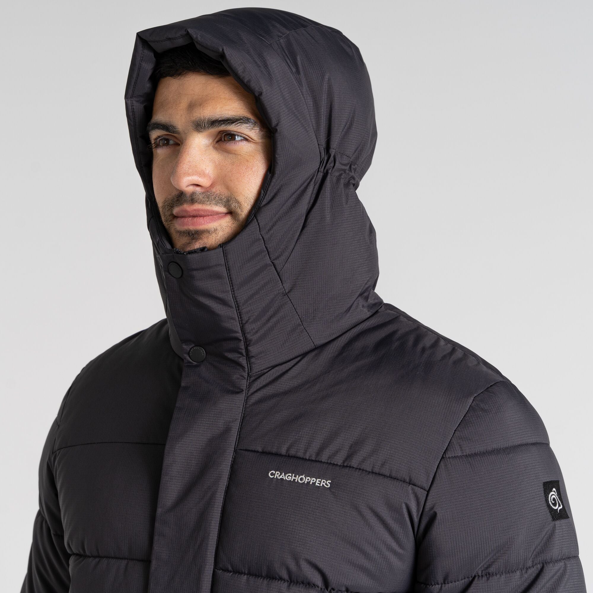 Men's Sutherland Insulated Hooded Jacket | Black