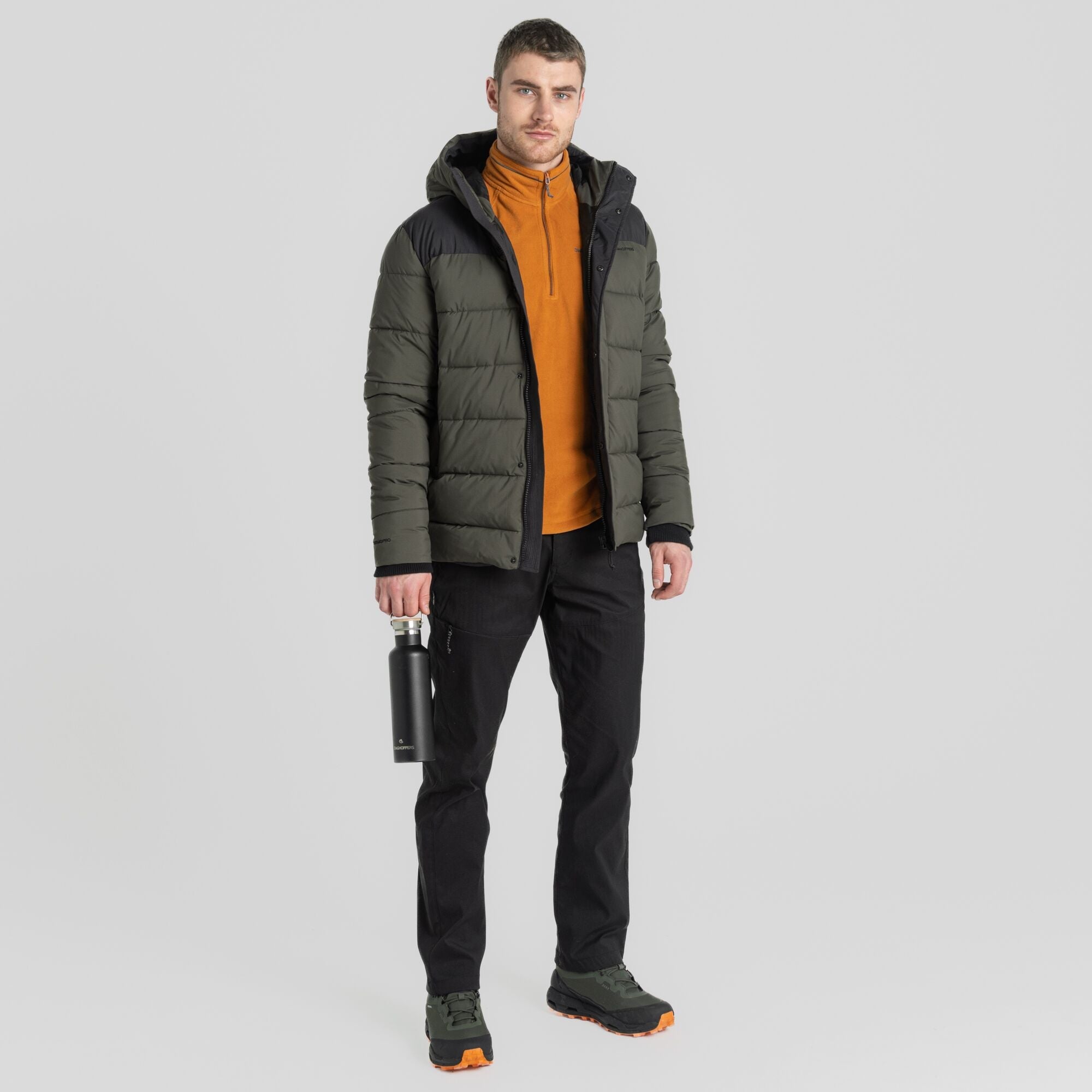 Men's Sutherland Insulated Hooded Jacket | Woodland Green/Black