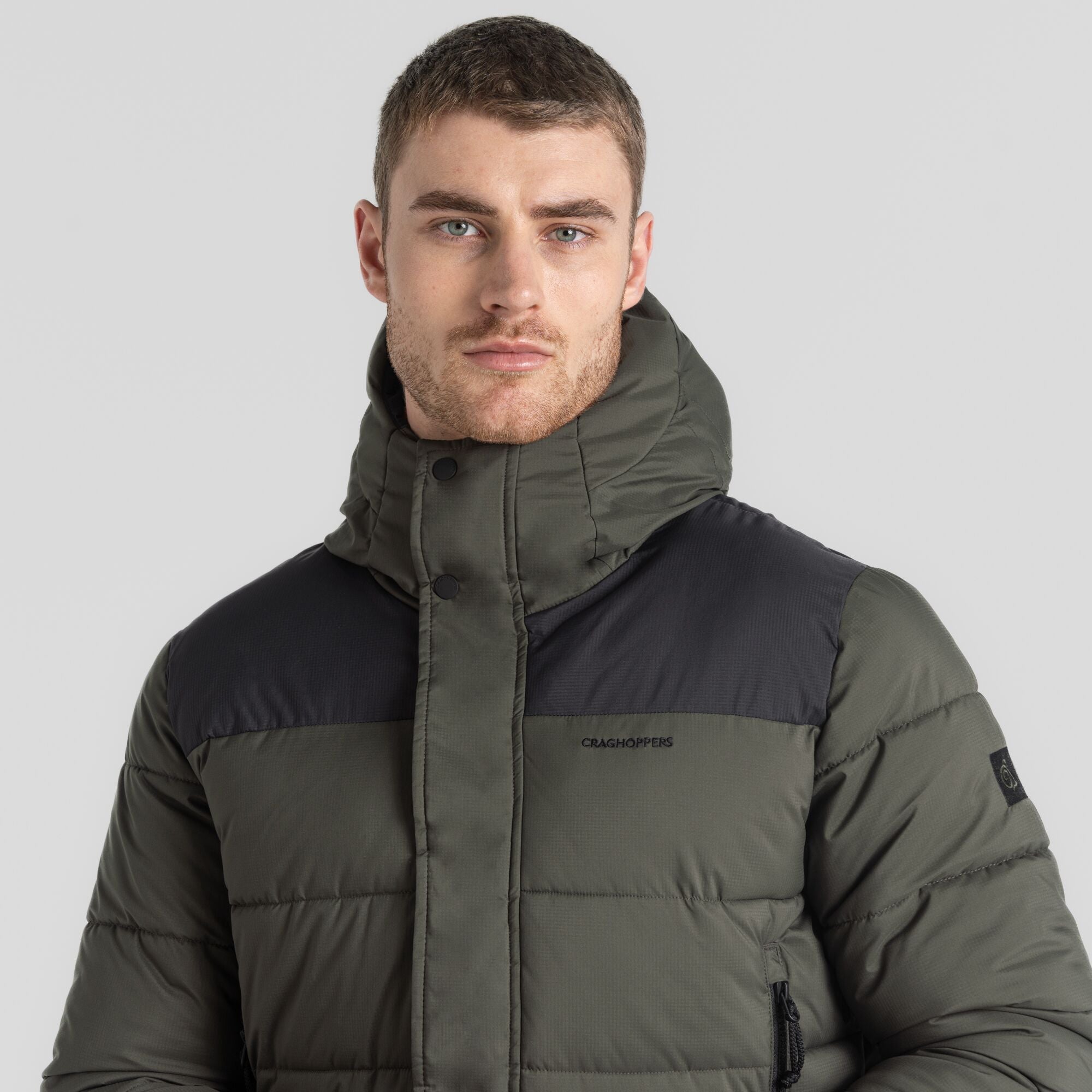 Men's Sutherland Insulated Hooded Jacket | Woodland Green/Black