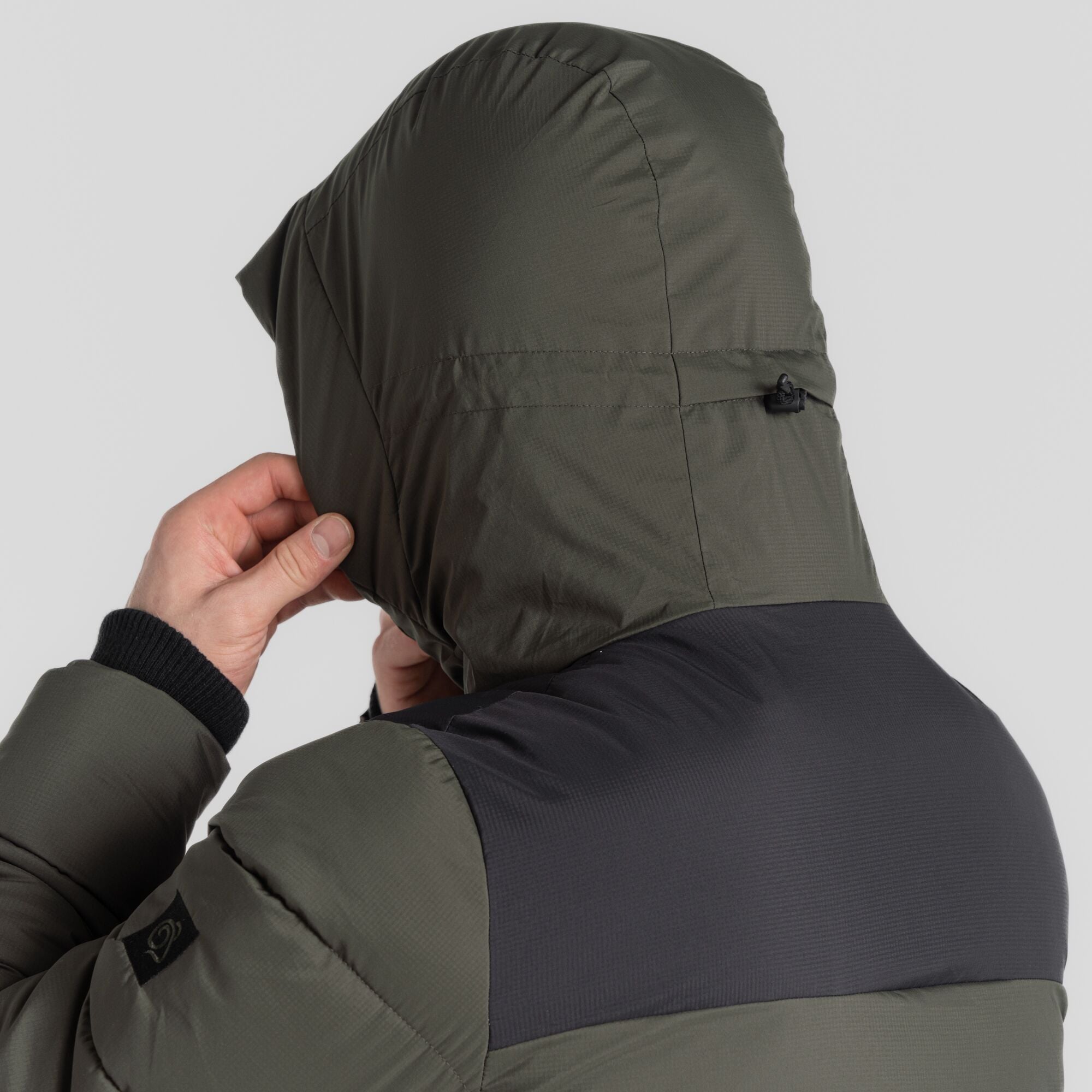 Men's Sutherland Insulated Hooded Jacket - Woodland Green/Black