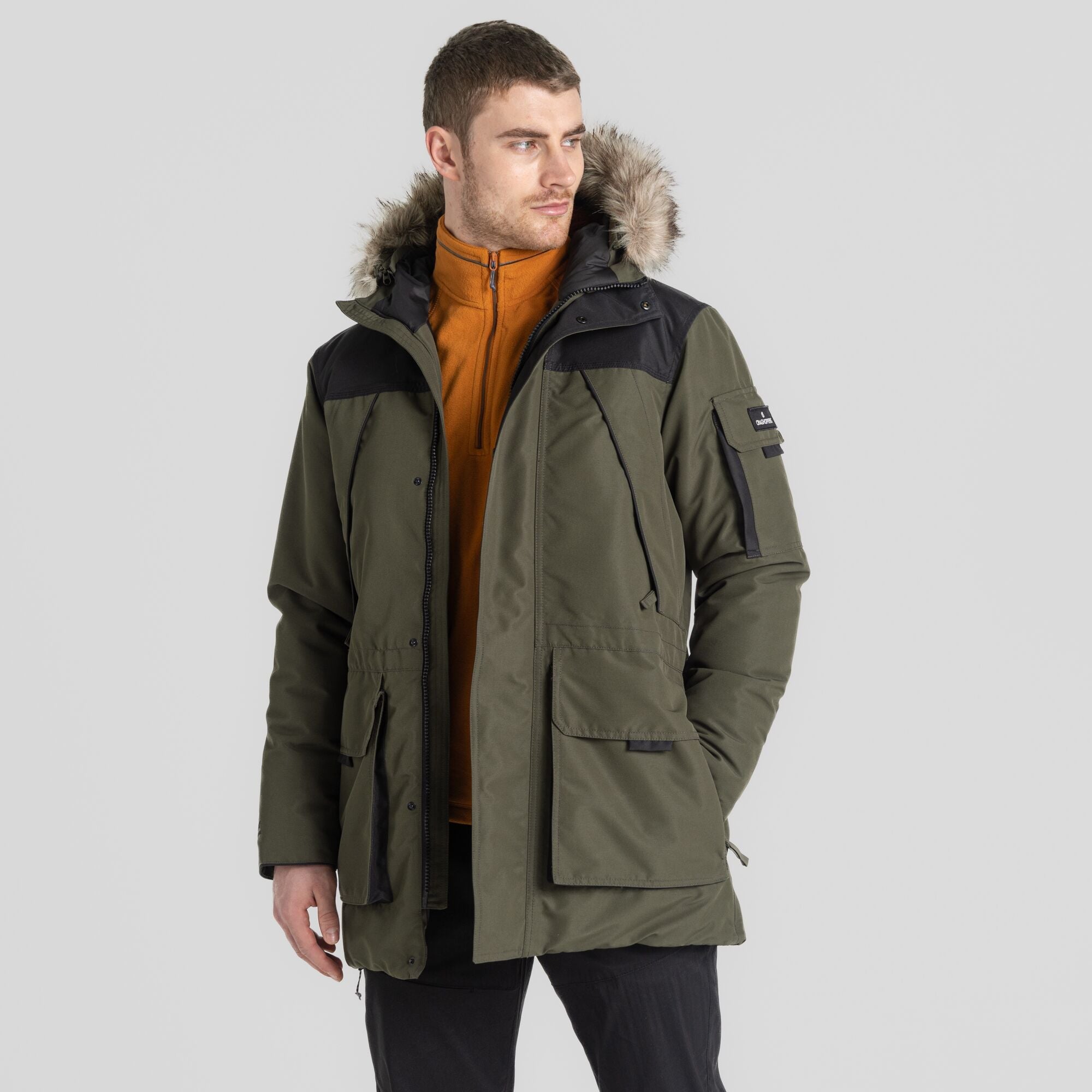 Men's Bishorn II Insulated Jacket - Woodland Green/Black