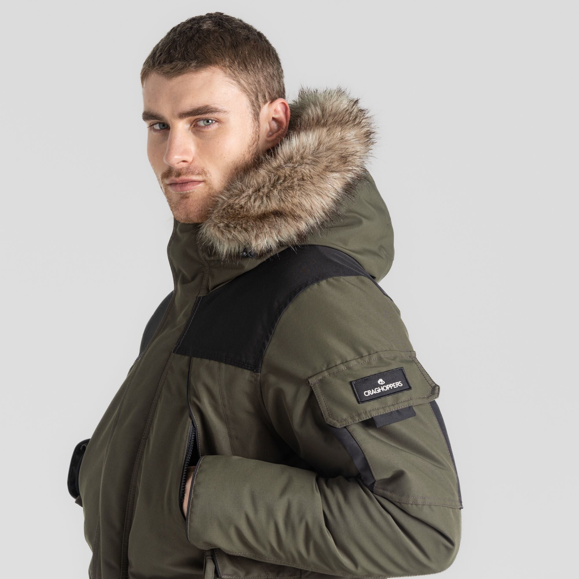 Men's Bishorn II Insulated Jacket - Woodland Green/Black