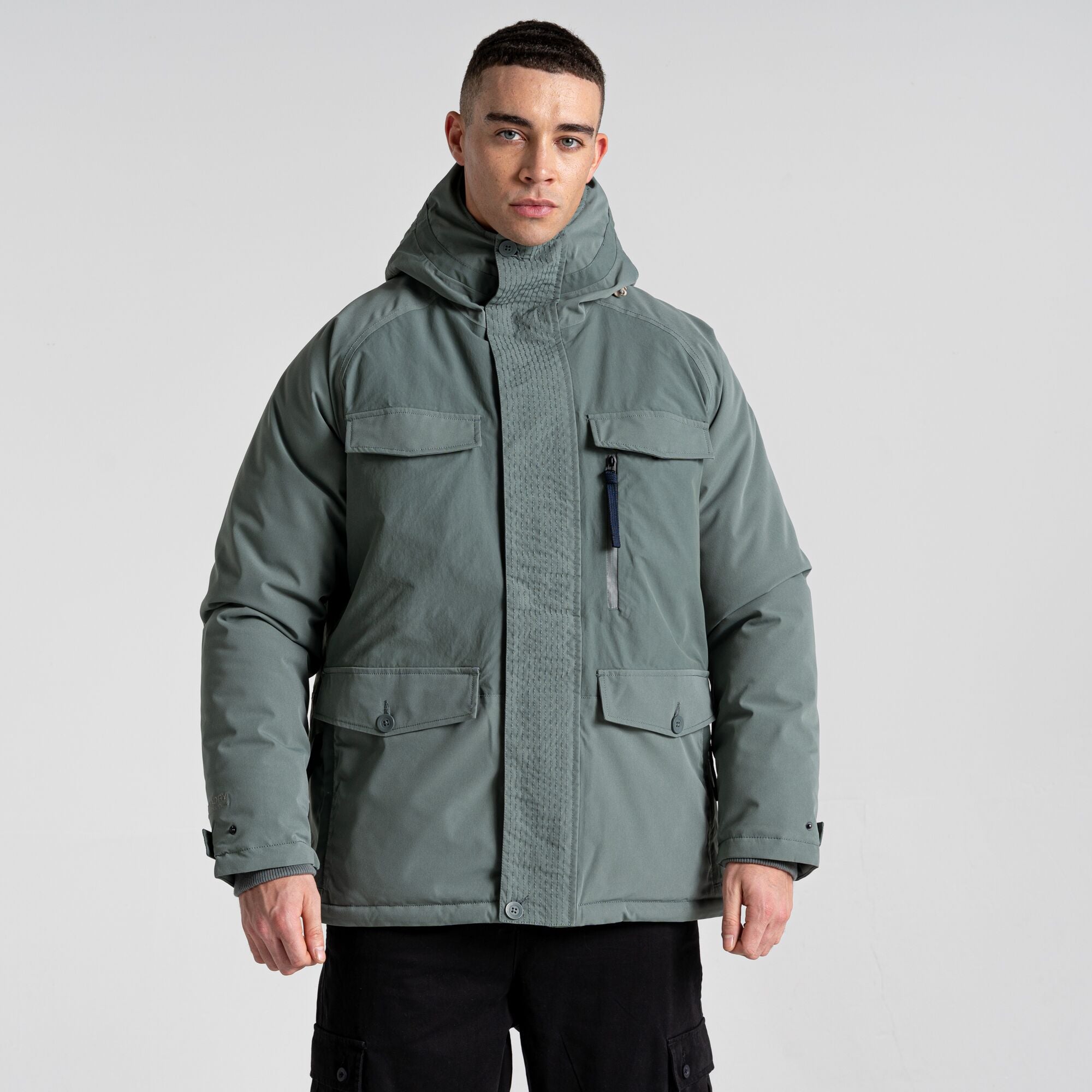 Men's Sinclair Insulated Hooded Jacket - Balsam Green