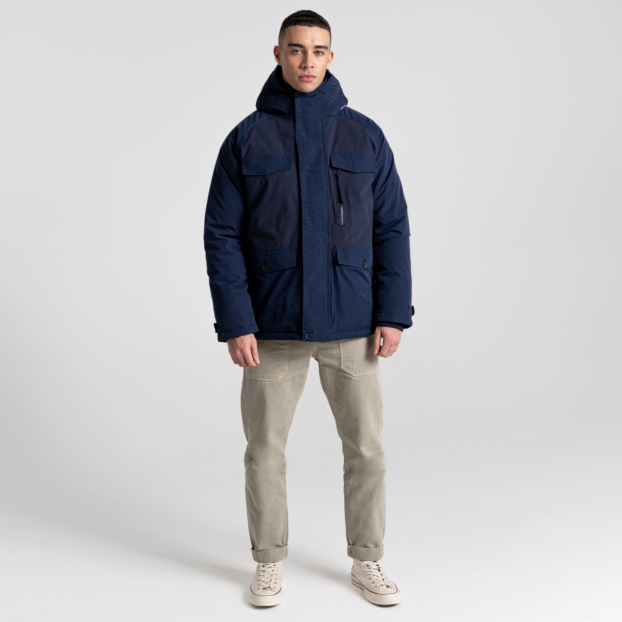 Men's Sinclair Insulated Hooded Jacket - Blue Navy