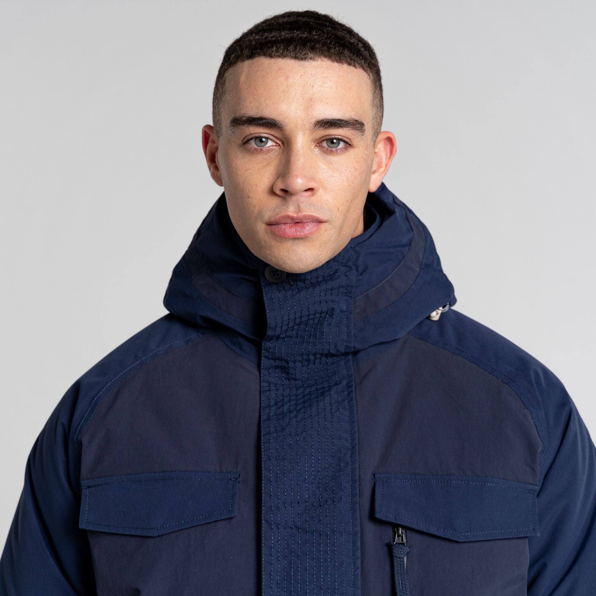 Men's Sinclair Insulated Hooded Jacket - Blue Navy