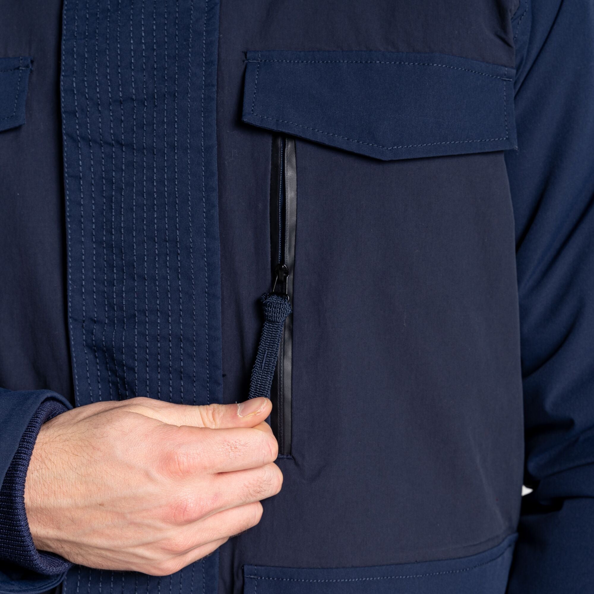 Men's Sinclair Insulated Hooded Jacket - Blue Navy