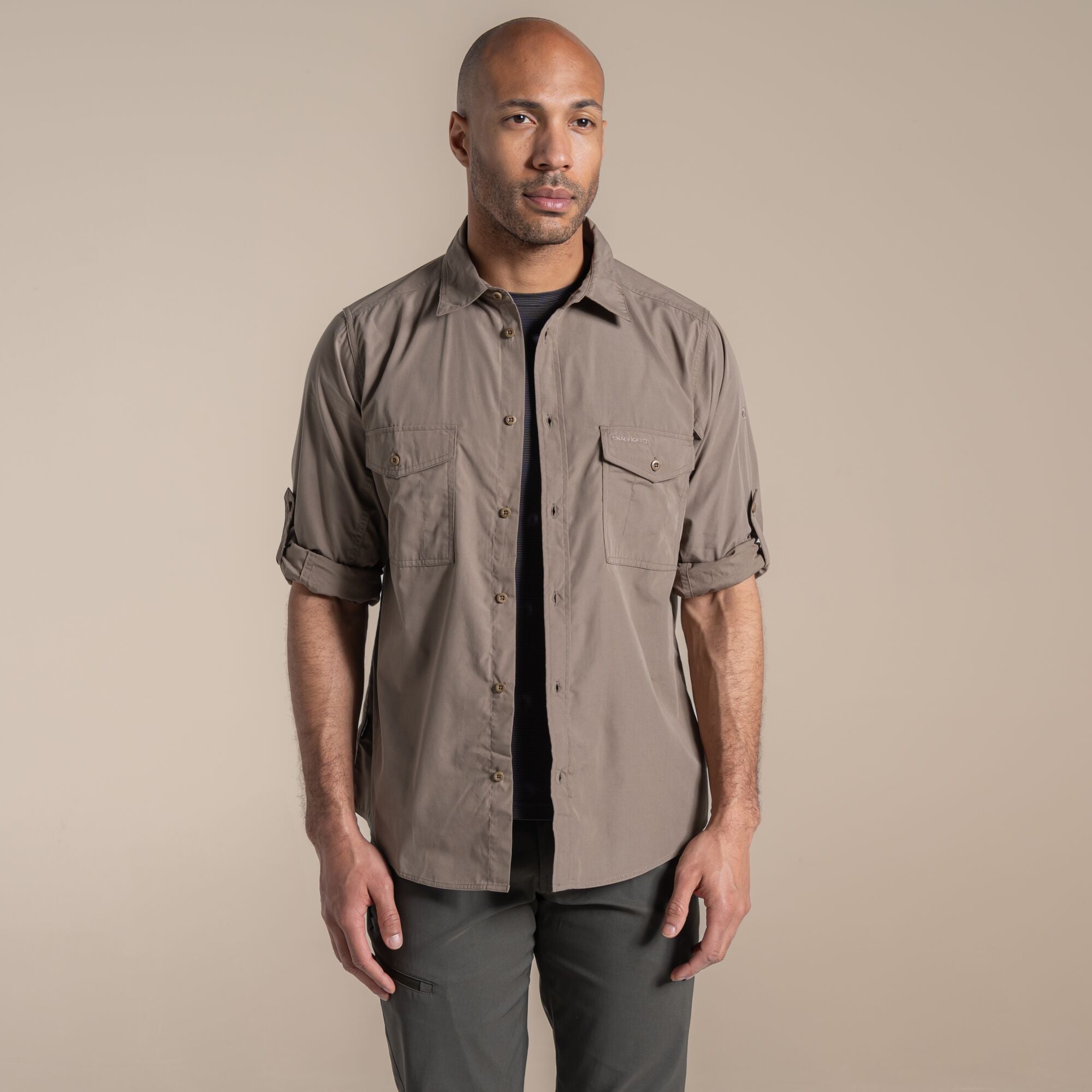 Men's Kiwi II Long Sleeved Shirt - Pebble