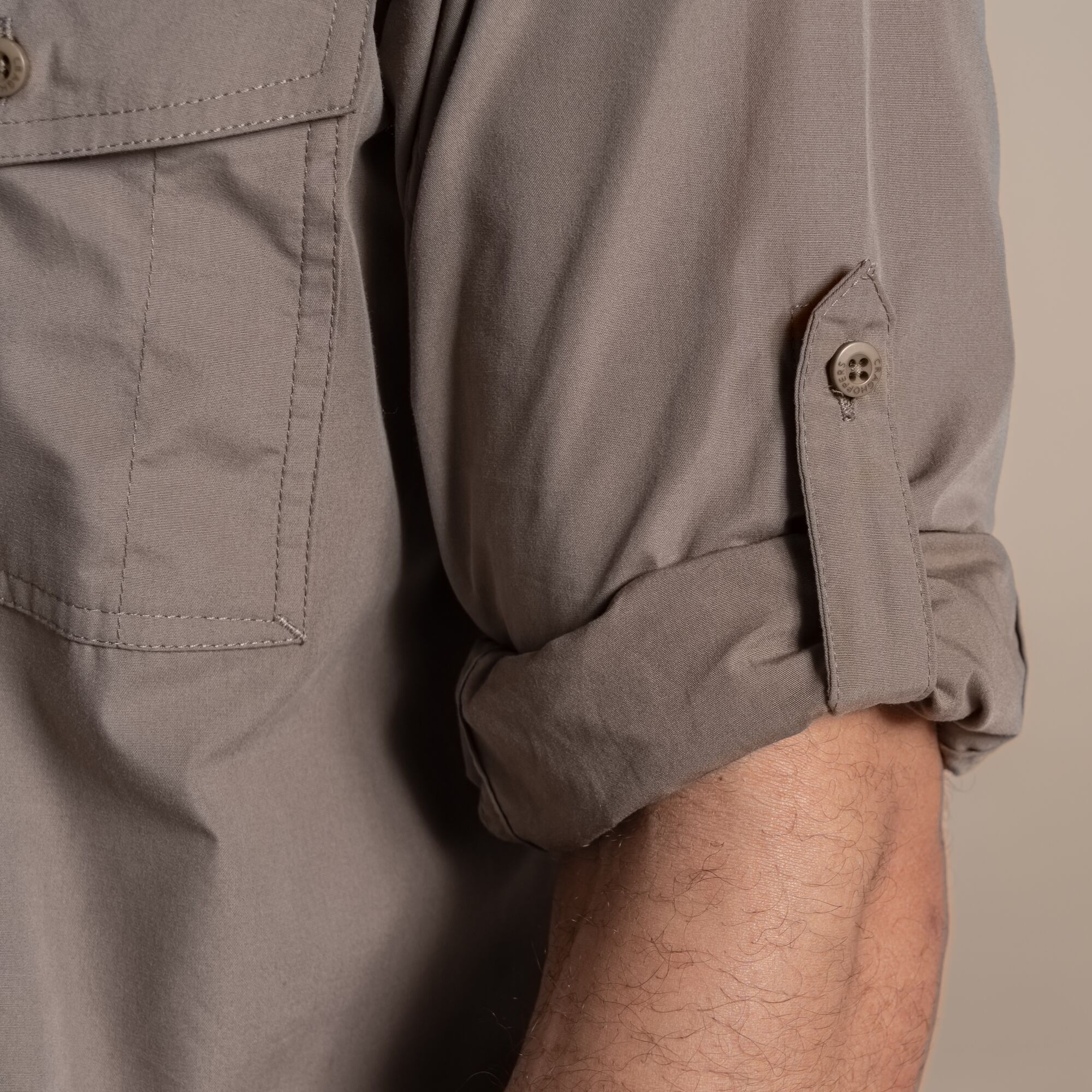 Men's Kiwi II Long Sleeved Shirt - Pebble