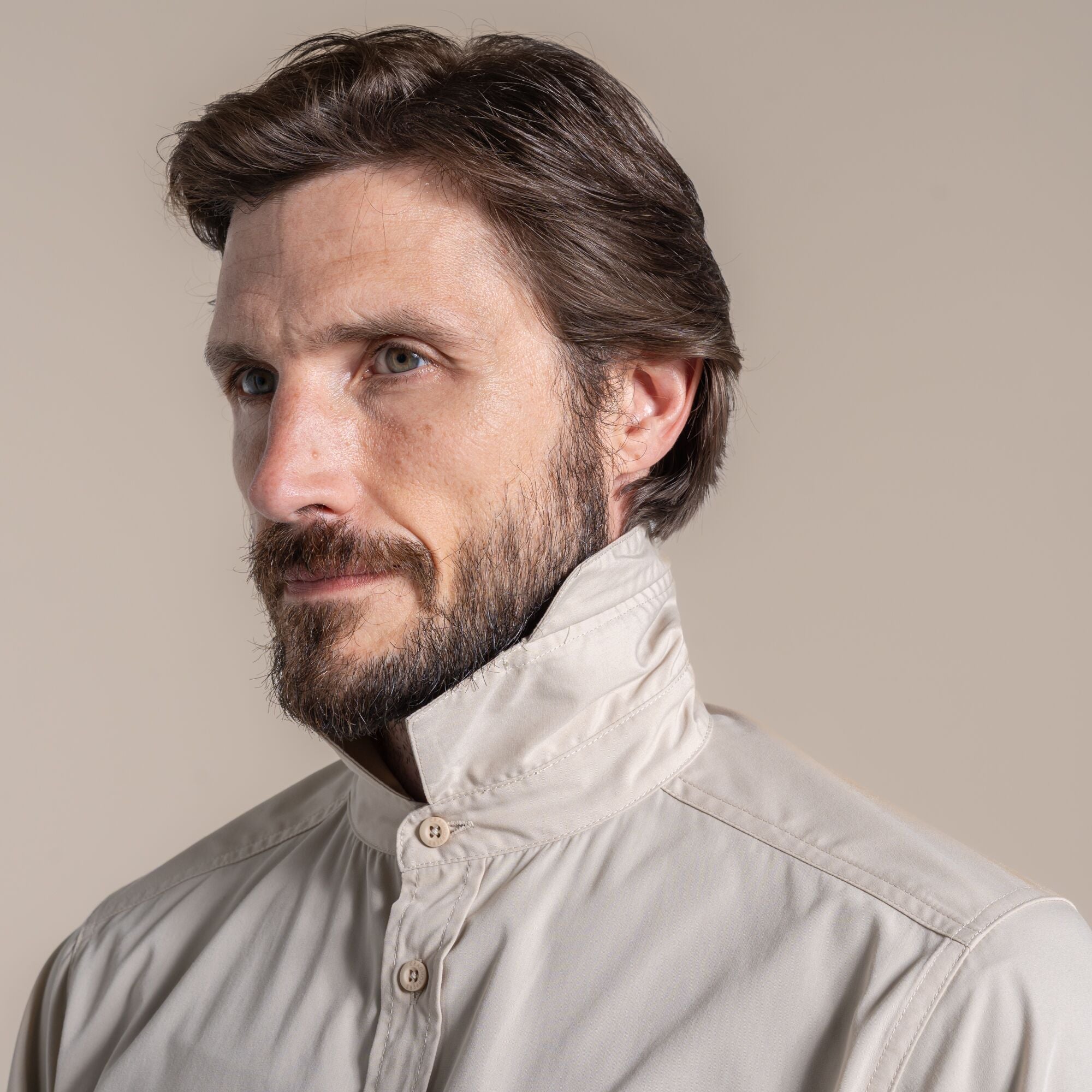 Men's Kiwi II Long Sleeved Shirt - Oatmeal
