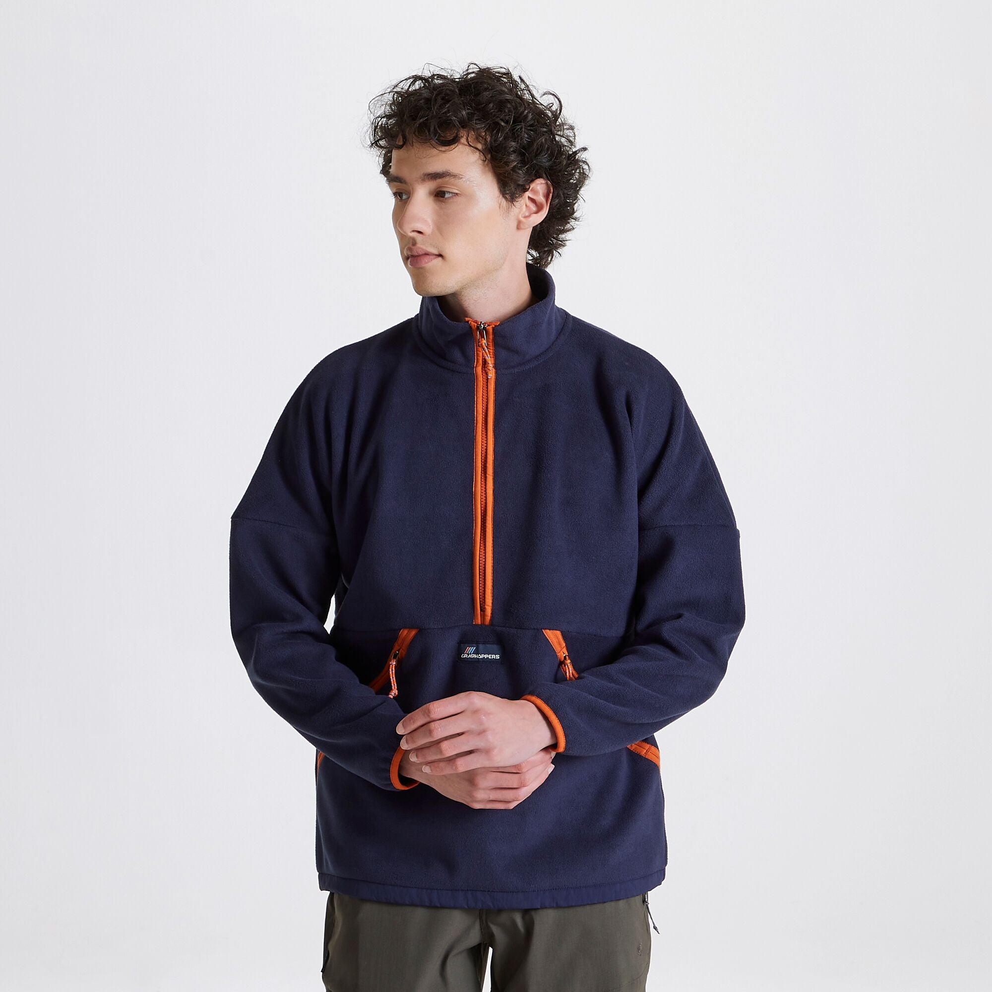 Unisex Whitlaw Half Zip Fleece - Blue Navy